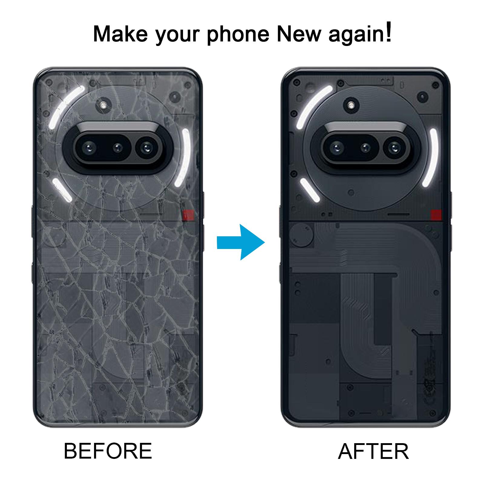 Nothing Phone 3a A059 White Back Glass Replacement - Image 5