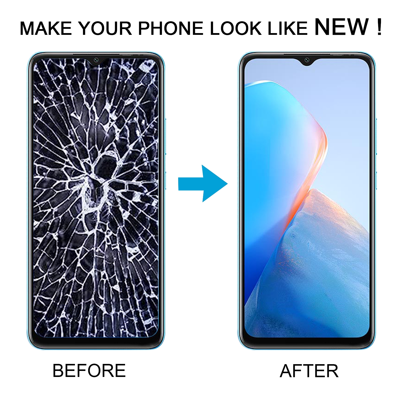 Infinix Smart 7 X6515 LCD Screen Replacement - Image 5