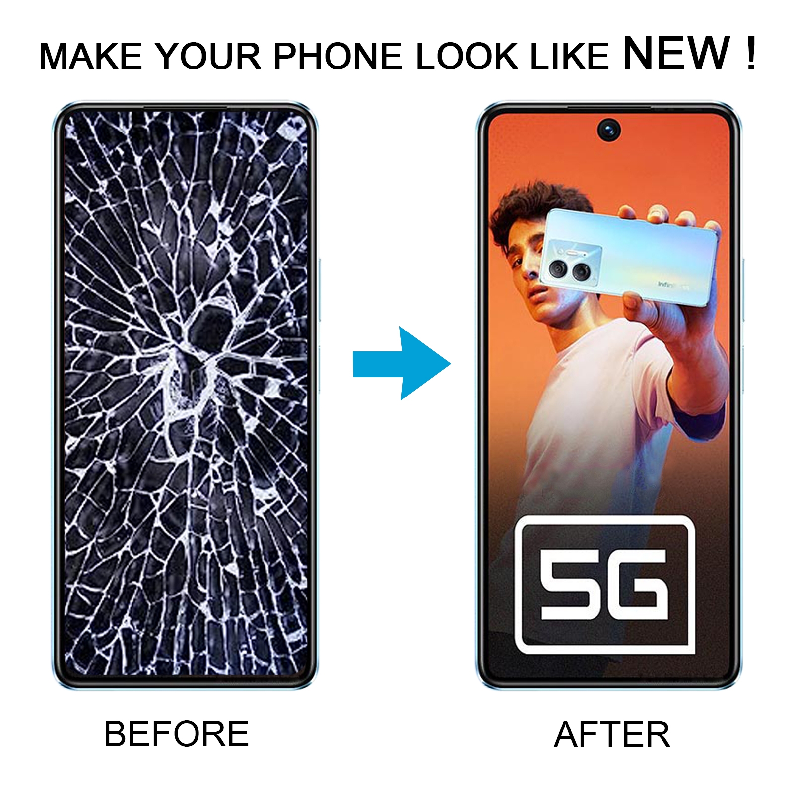 Infinix Hot 30 5G X6832 LCD Screen Replacement - Image 5