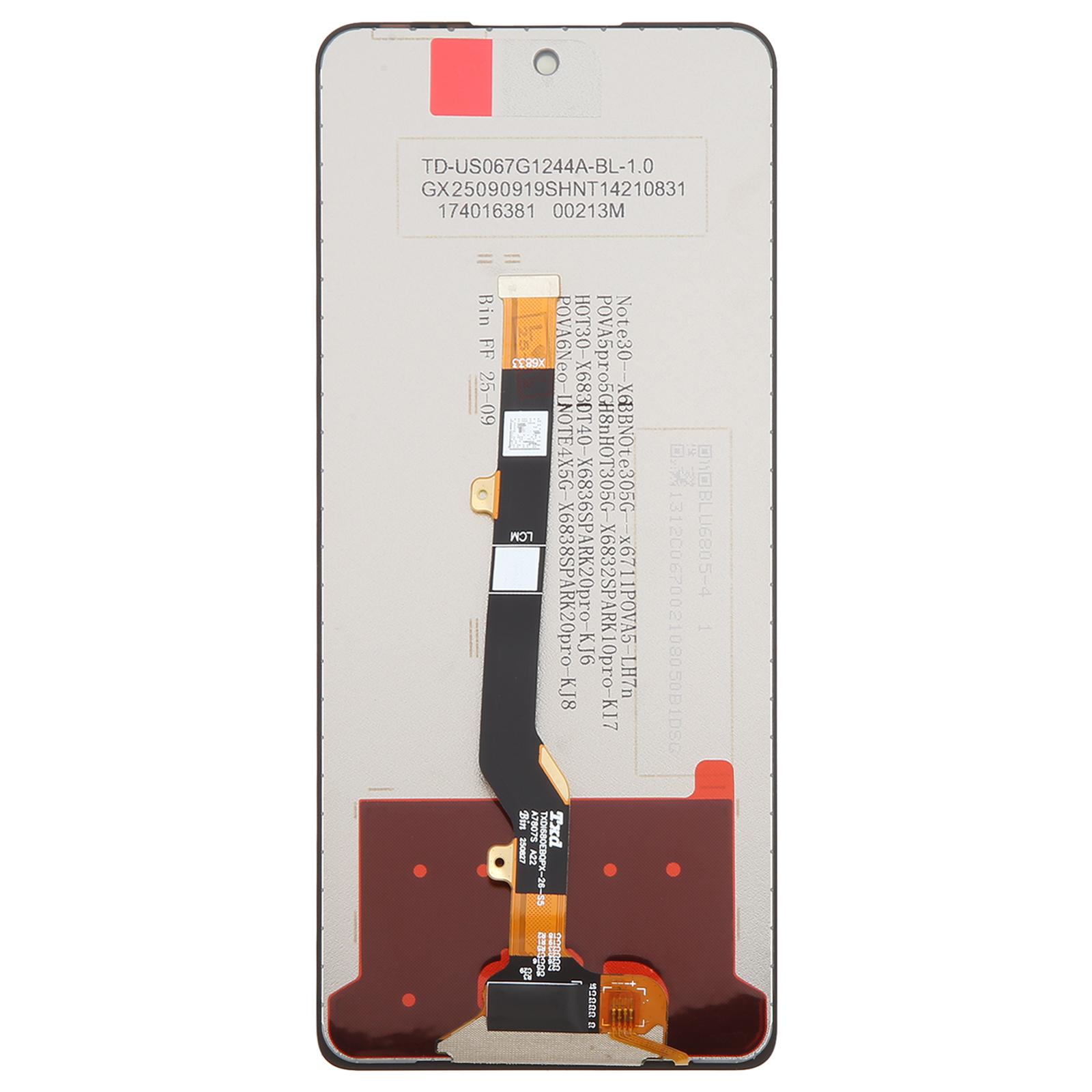 Infinix Note 40X 5G X6838 LCD Screen Replacement - Image 2