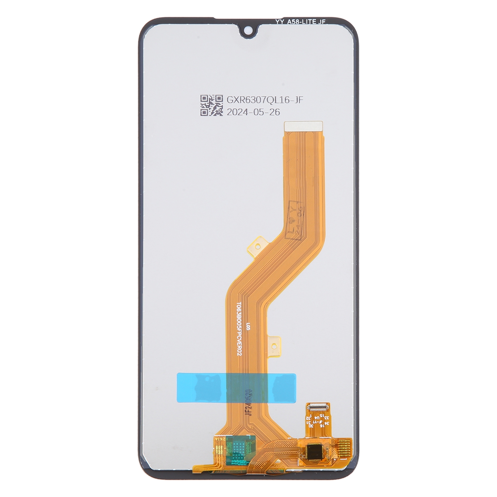 Itel A04 LCD Screen with Digitizer Full Assembly Replacement - Image 2