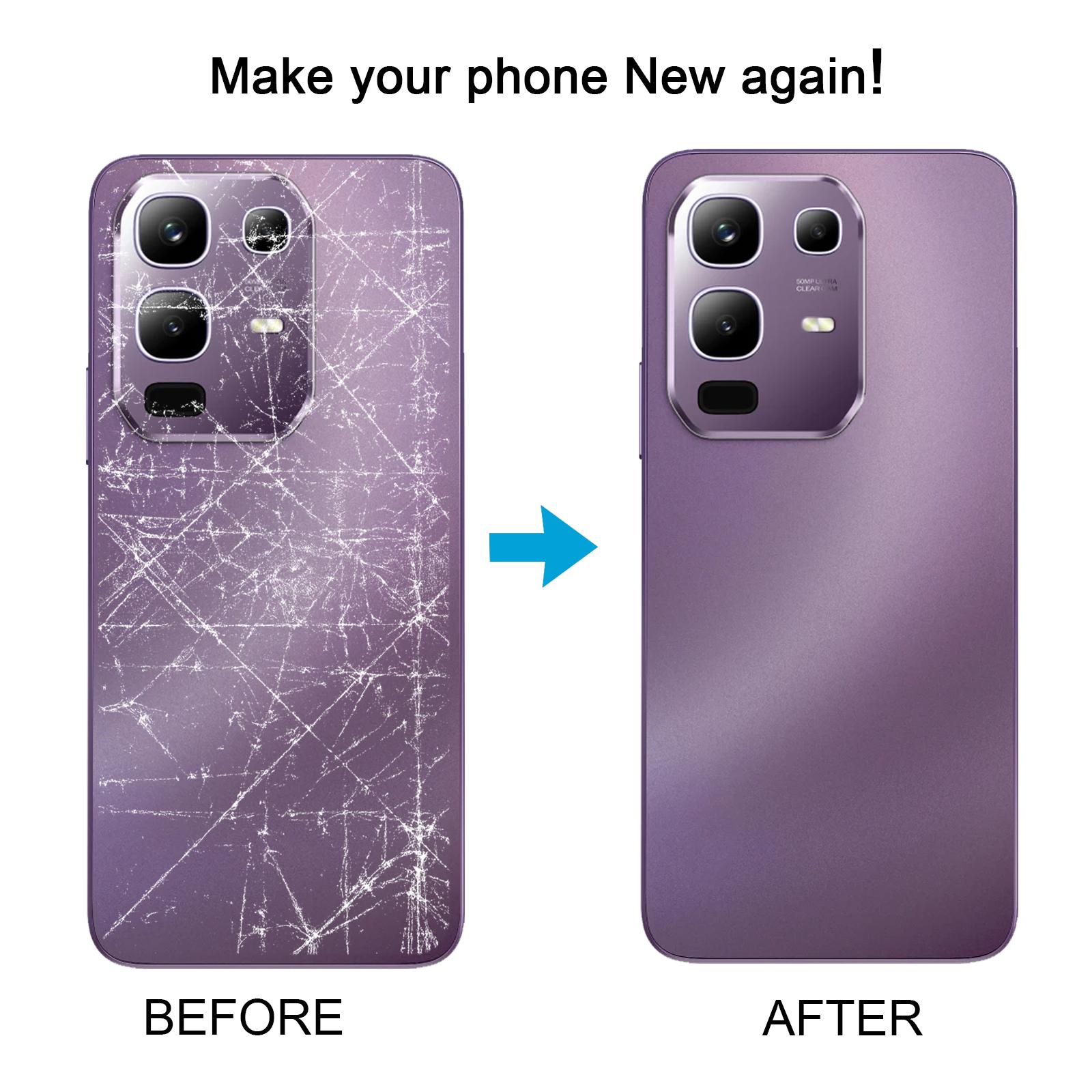 Infinix Note 50x 5G X6857B Pink Leather Back Cover Replacement - Image 5