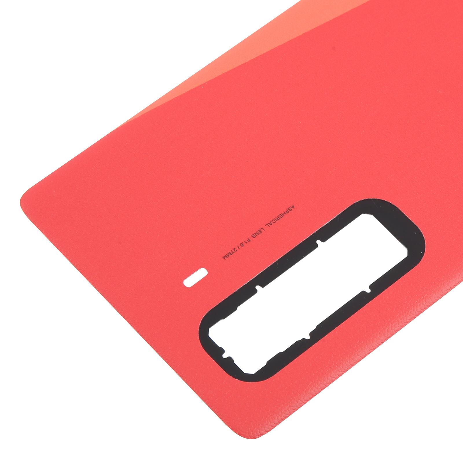 Infinix Hot 50 Pro+ X6880 Red Leather Back Cover Replacement - Image 4