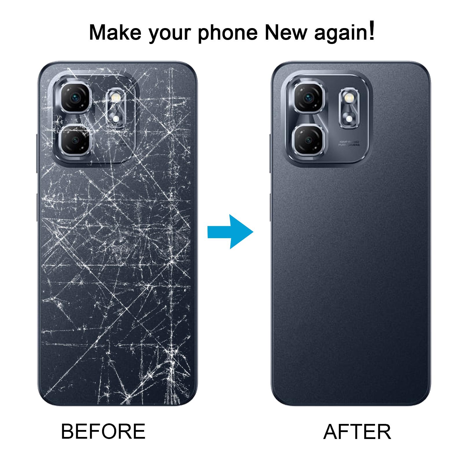 Infinix Hot 50i X6531 Silver Back Cover Replacement - Image 5