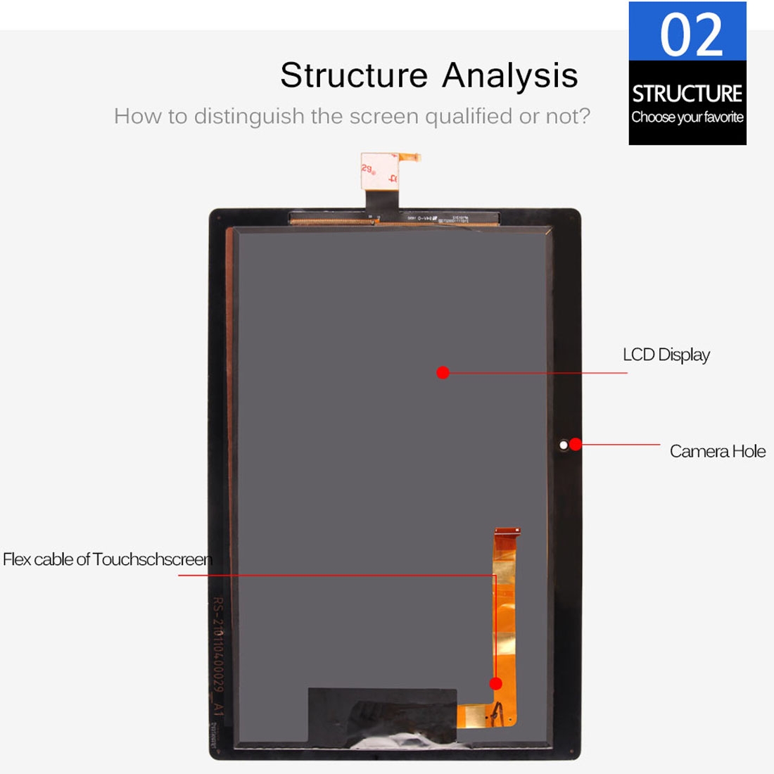 Lenovo Tab 3 10 Plus TB-X103 Black LCD Screen Replacement - Image 3