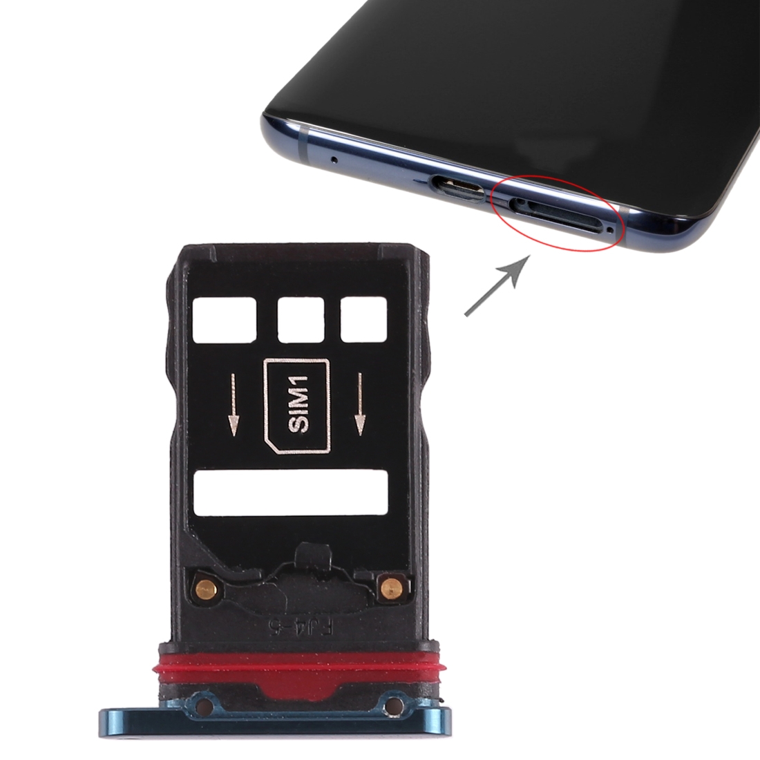 Huawei Mate 20 Pro Green SIM Card Tray Replacement - Image 4