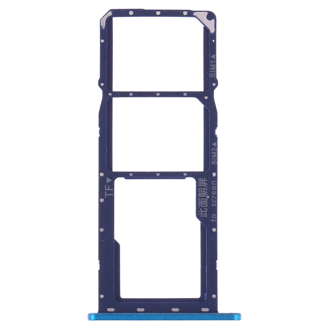Huawei Y7 Prime 2019 SIM card tray blue