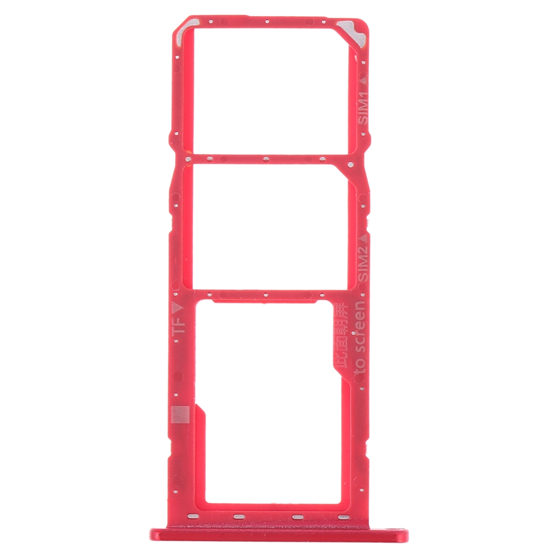 Huawei Y7 Prime 2019 SIM card tray red