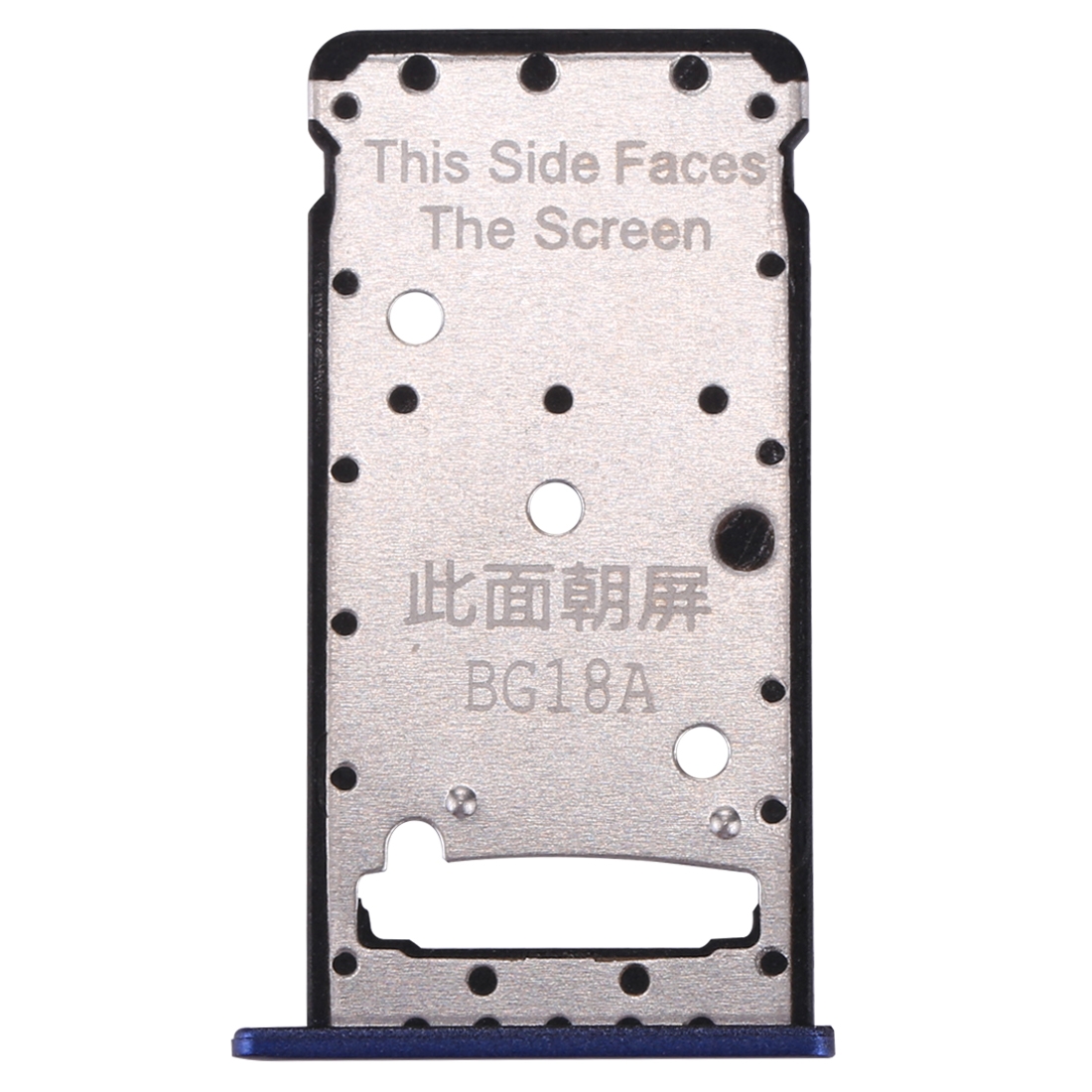 Huawei Y7 Prime Dark Blue SIM Card Tray Replacement - Image 2