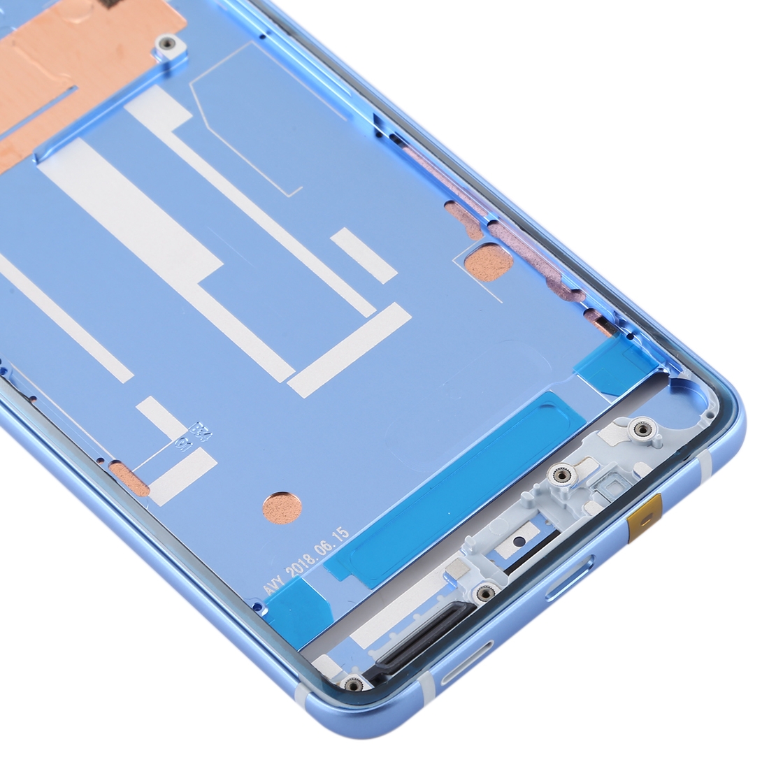 HTC U11+ Blue Middle Frame Bezel Plate Replacement - Image 3