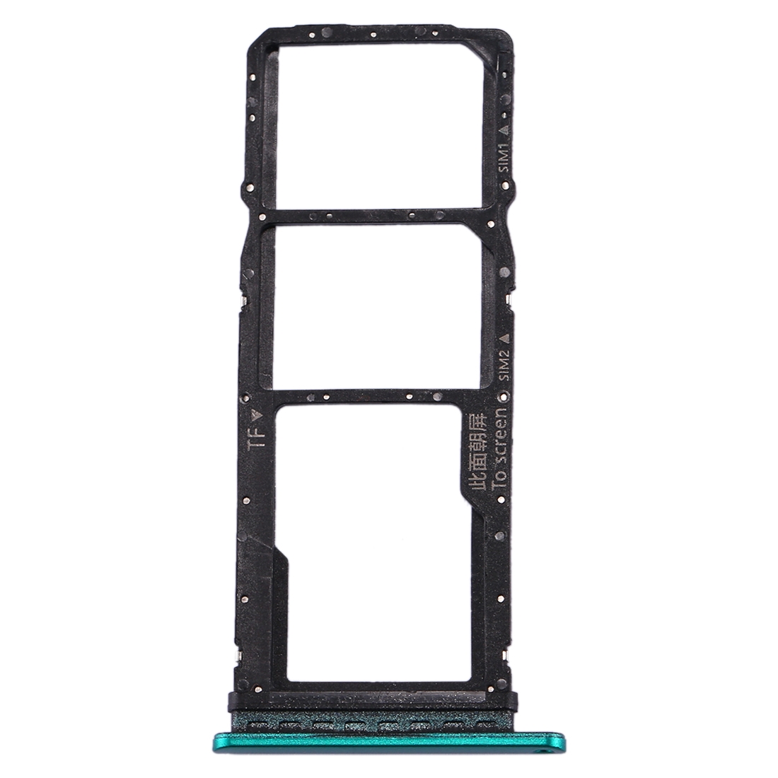 Huawei P40 Lite E green SIM card tray