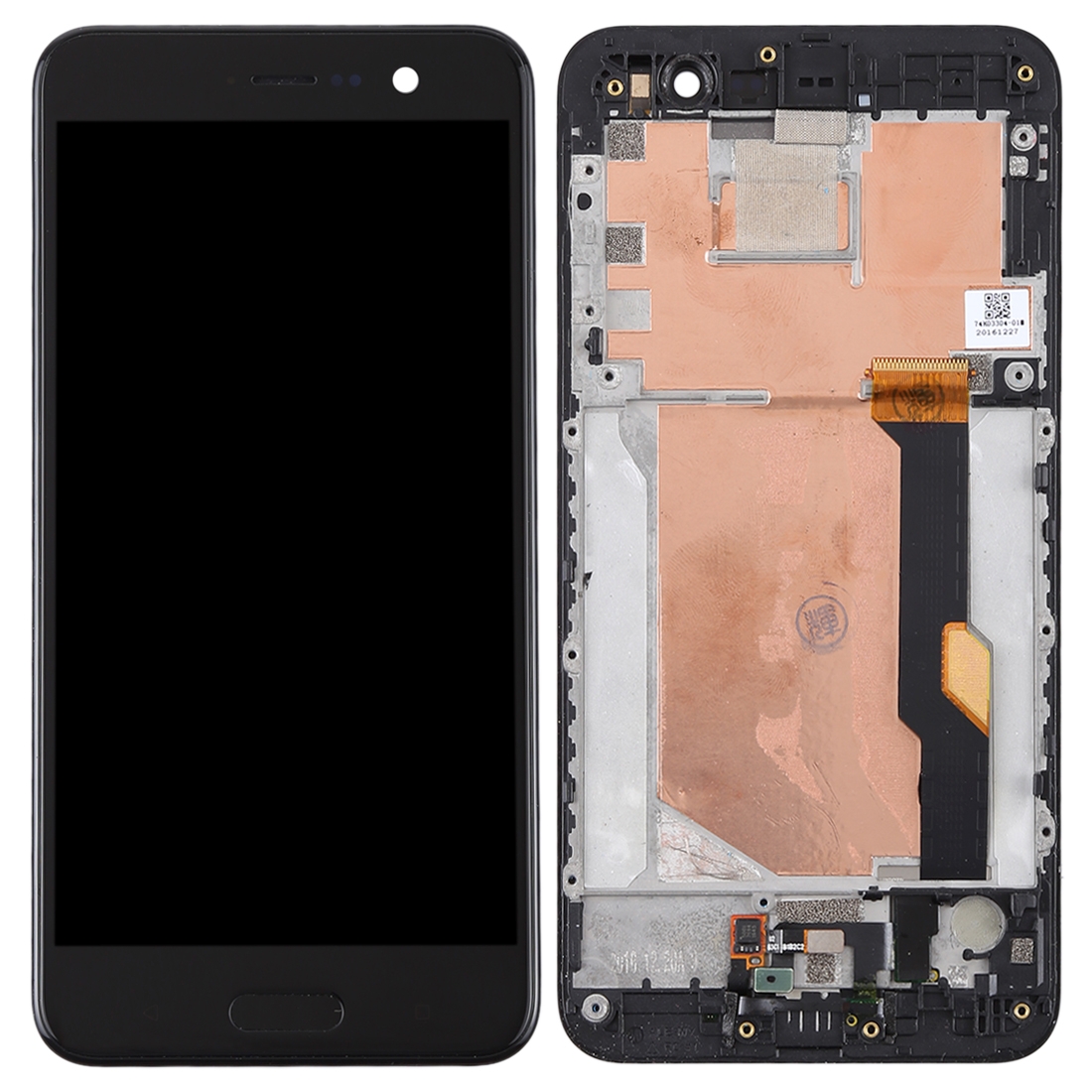 HTC U Play Black LCD Screen Replacement - Image 2