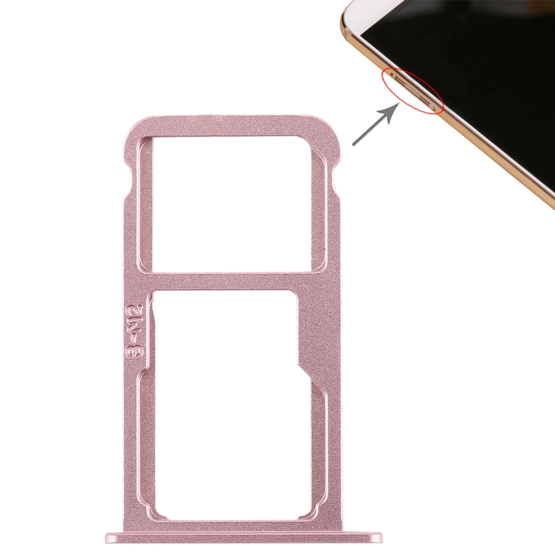 Huawei G9 Plus Pink SIM Card Tray Replacement - Image 5