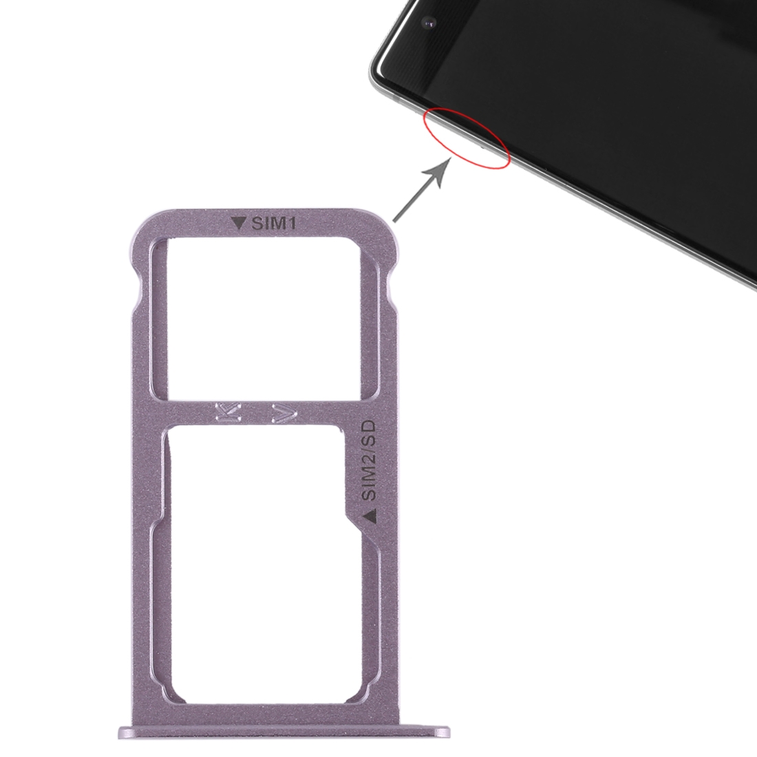 Huawei P9 Plus Grey SIM Card Tray Replacement - Image 5