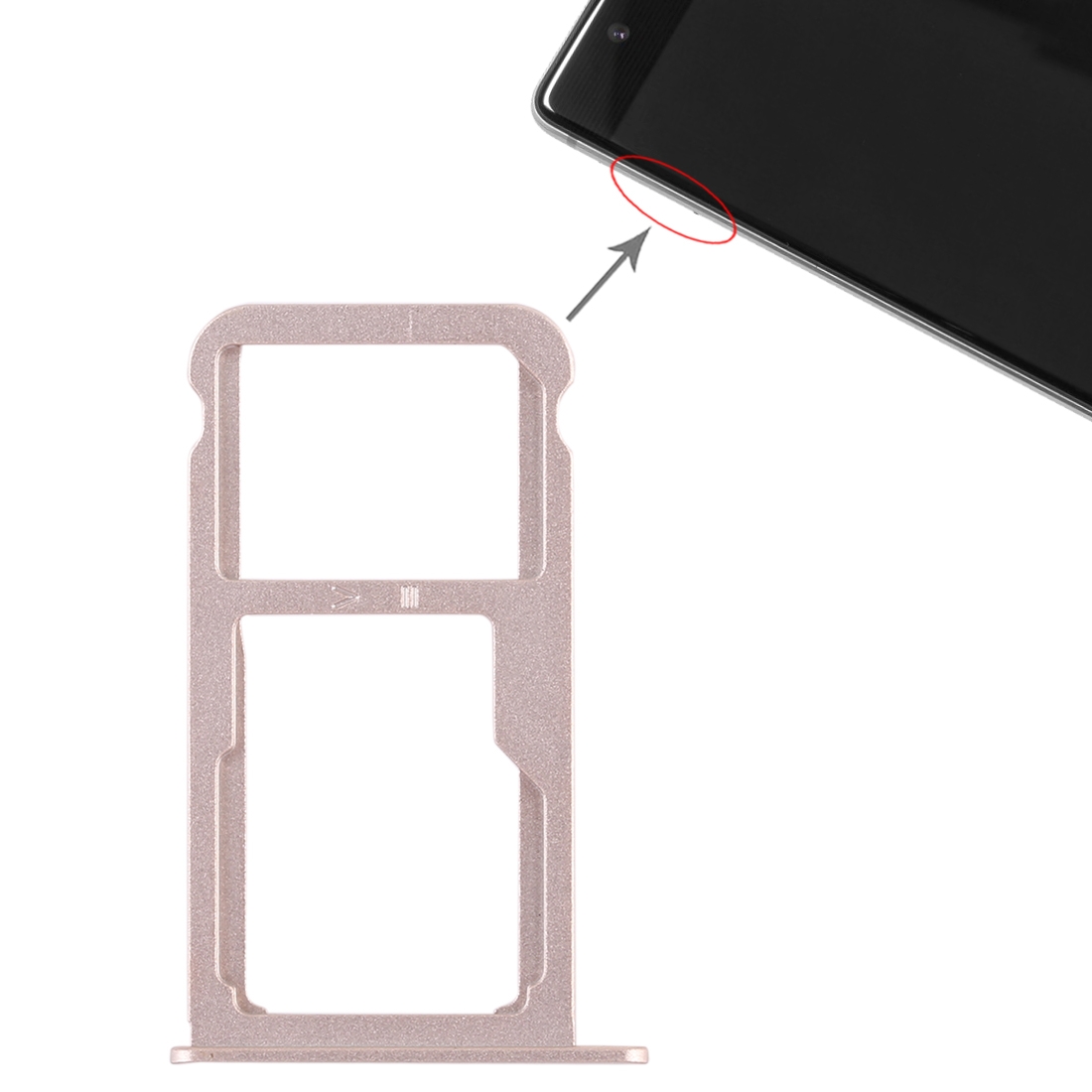 Huawei P9 Plus Gold SIM Card Tray Replacement - Image 5
