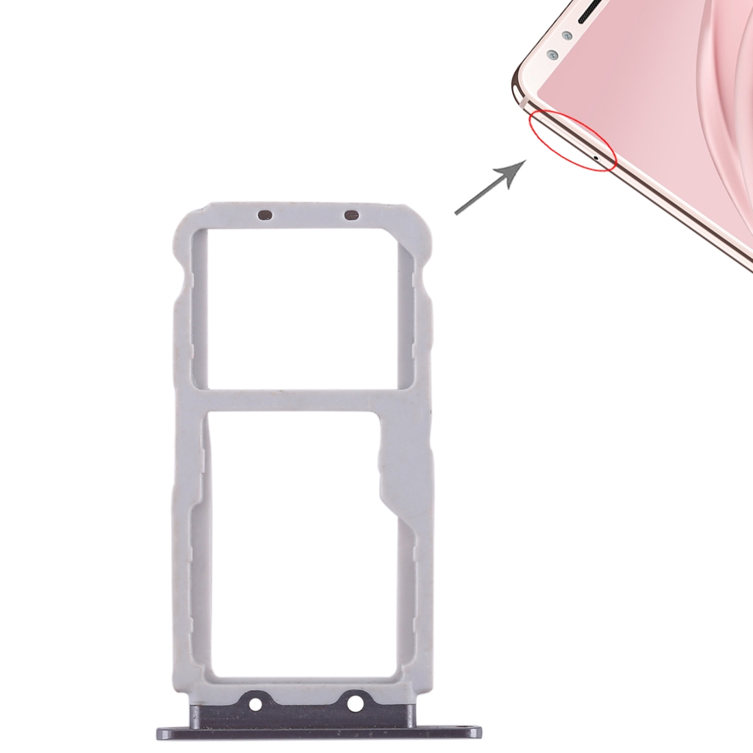 Huawei Nova 2s Grey SIM Card Tray Replacement - Image 5