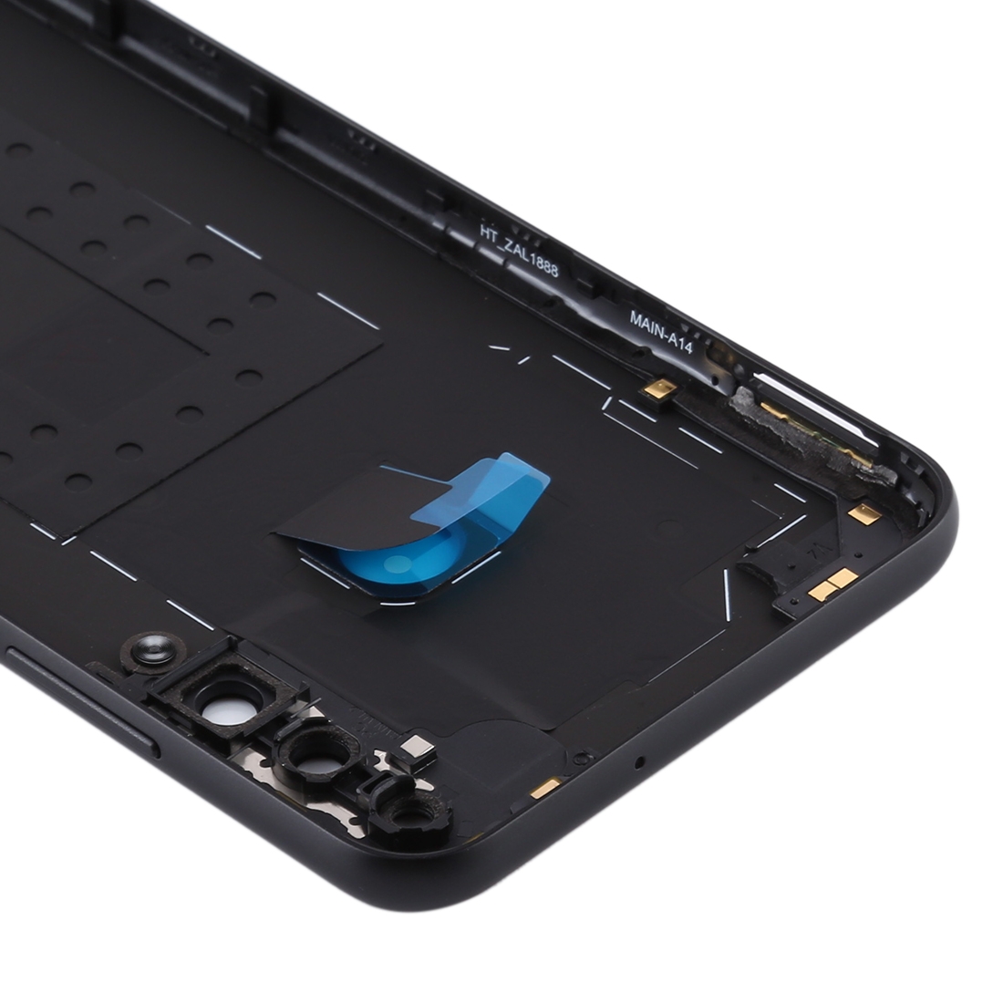 Huawei Y6p Black Battery Back Cover Replacement - Image 4