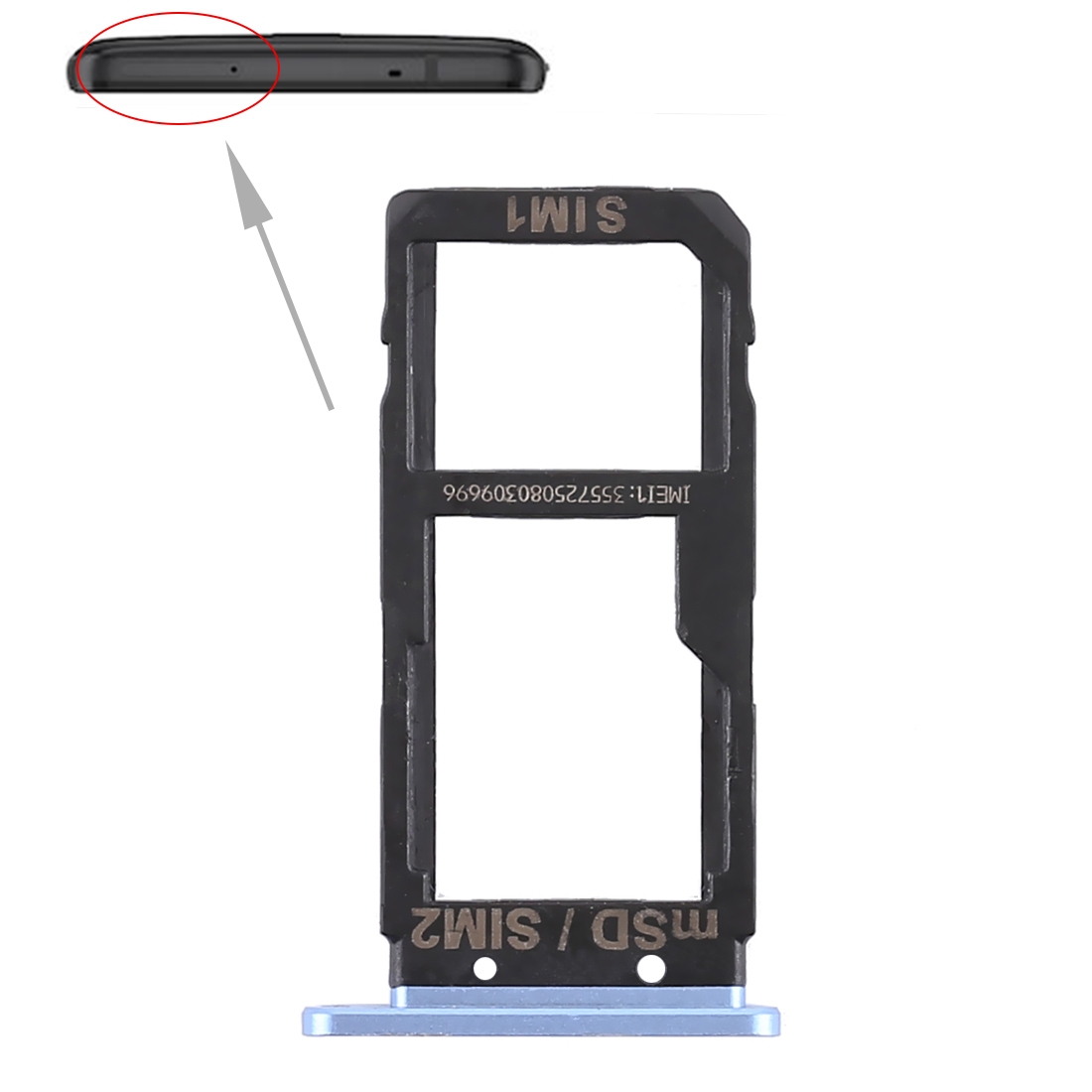 HTC U Ultra Blue SIM Card Tray Replacement - Image 3