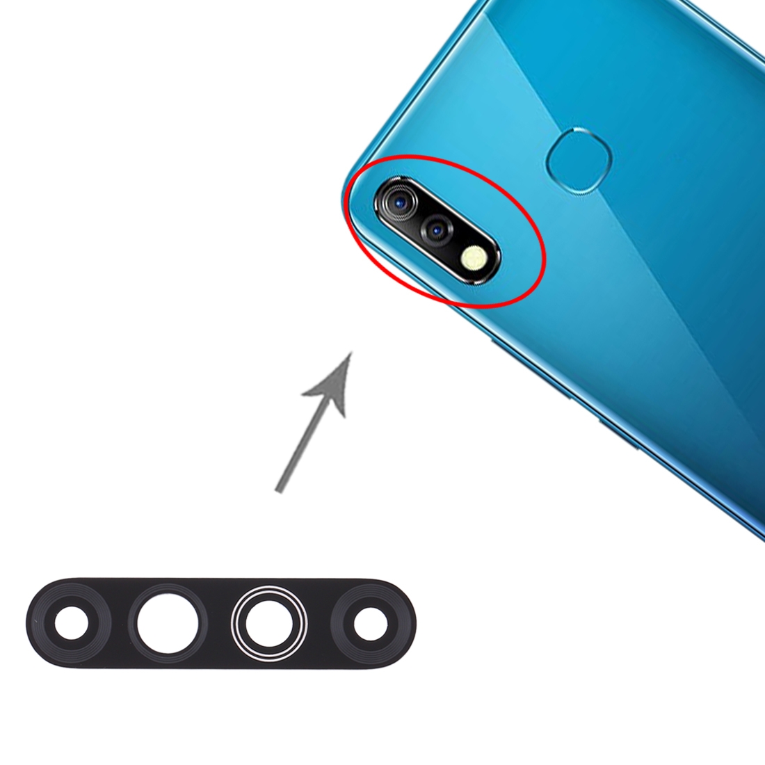 Infinix Hot 8 Back Camera Lens Replacement - Image 3