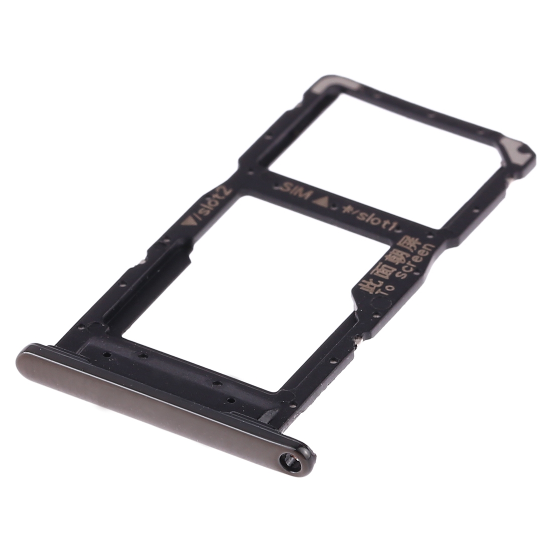 Huawei P Smart+ 2019 Black SIM Card Tray Replacement - Image 2