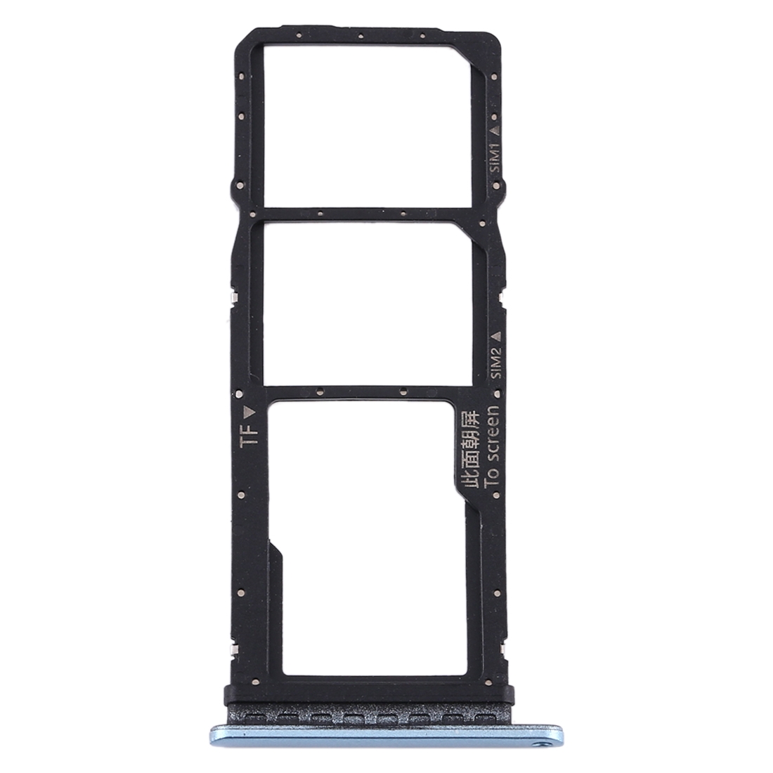 Huawei Y7p baby blue SIM card tray replacement