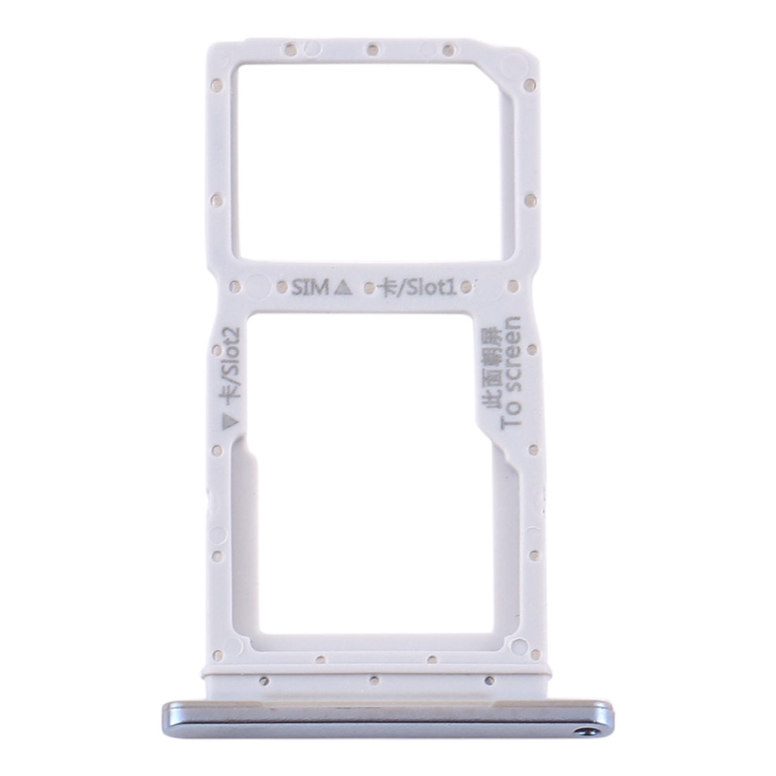 Huawei Y9s silver SIM card tray replacement