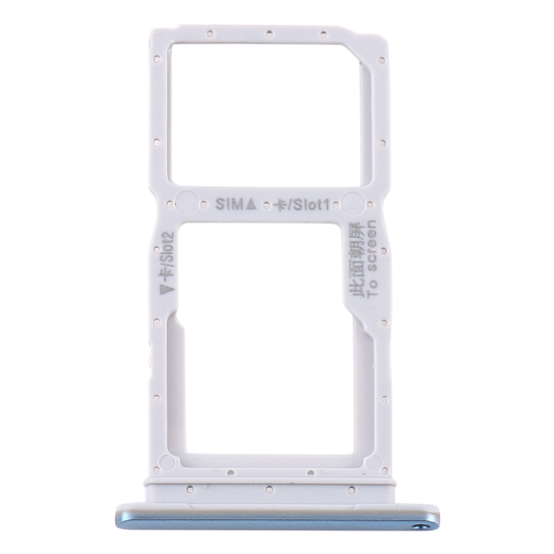 Huawei Y9s SIM card tray replacement baby blue