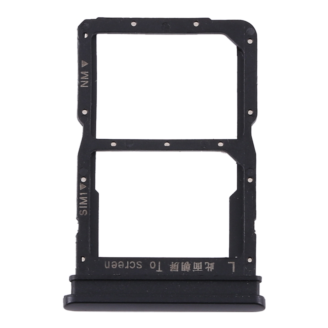 Huawei P Smart 2020 black SIM card tray