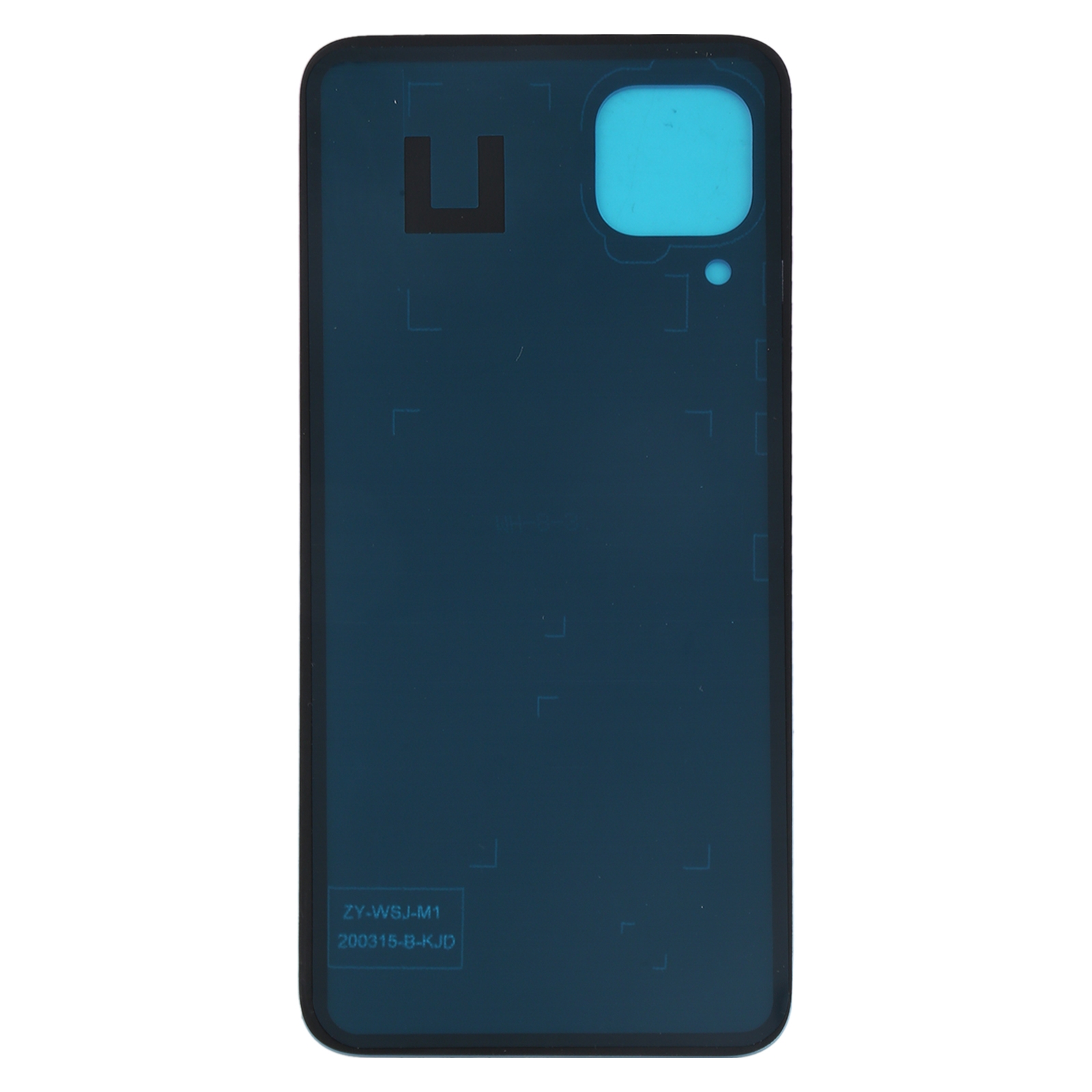 Huawei P40 Lite Black Battery Back Cover Replacement - Image 2