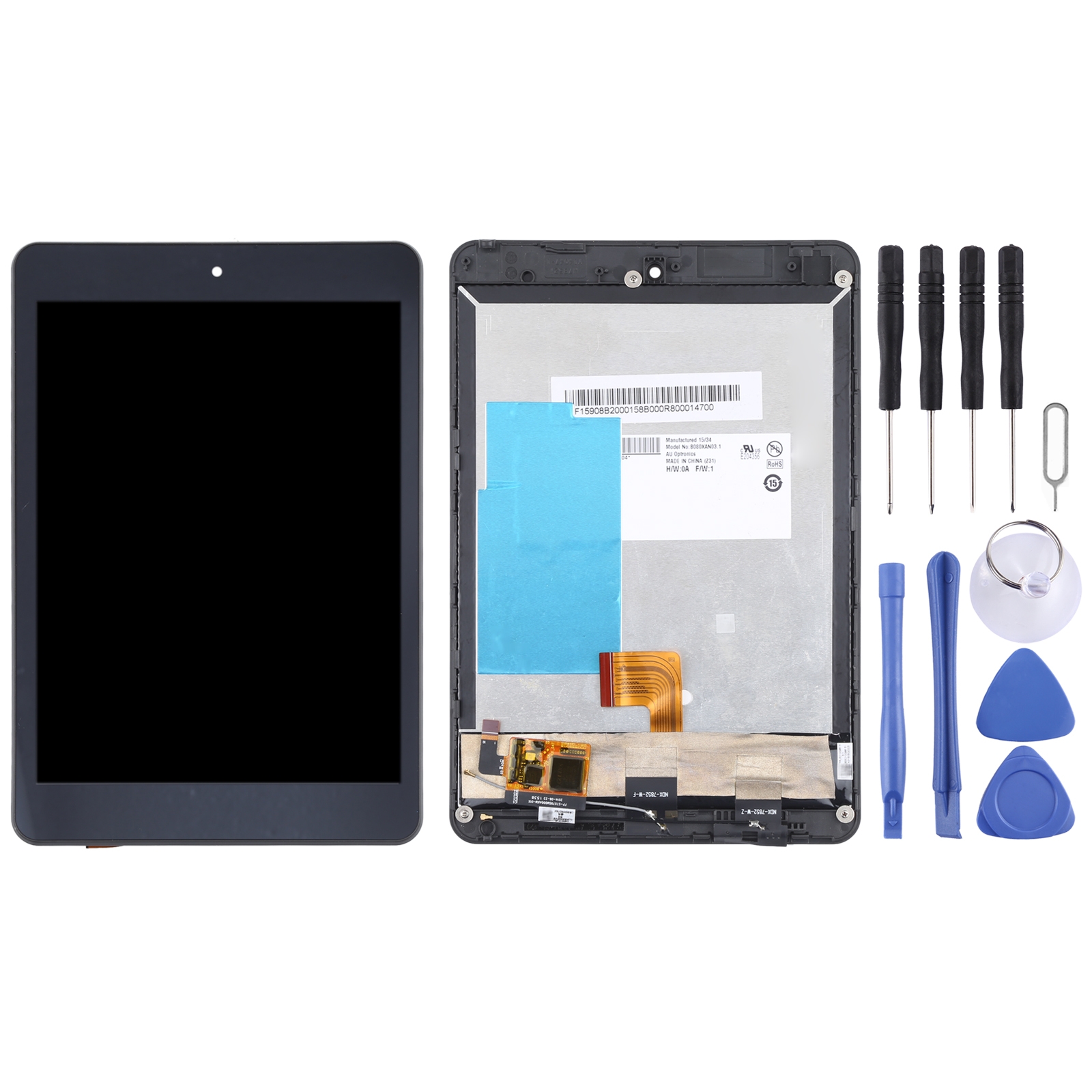 Lenovo Miix 3-830 LCD screen replacement black