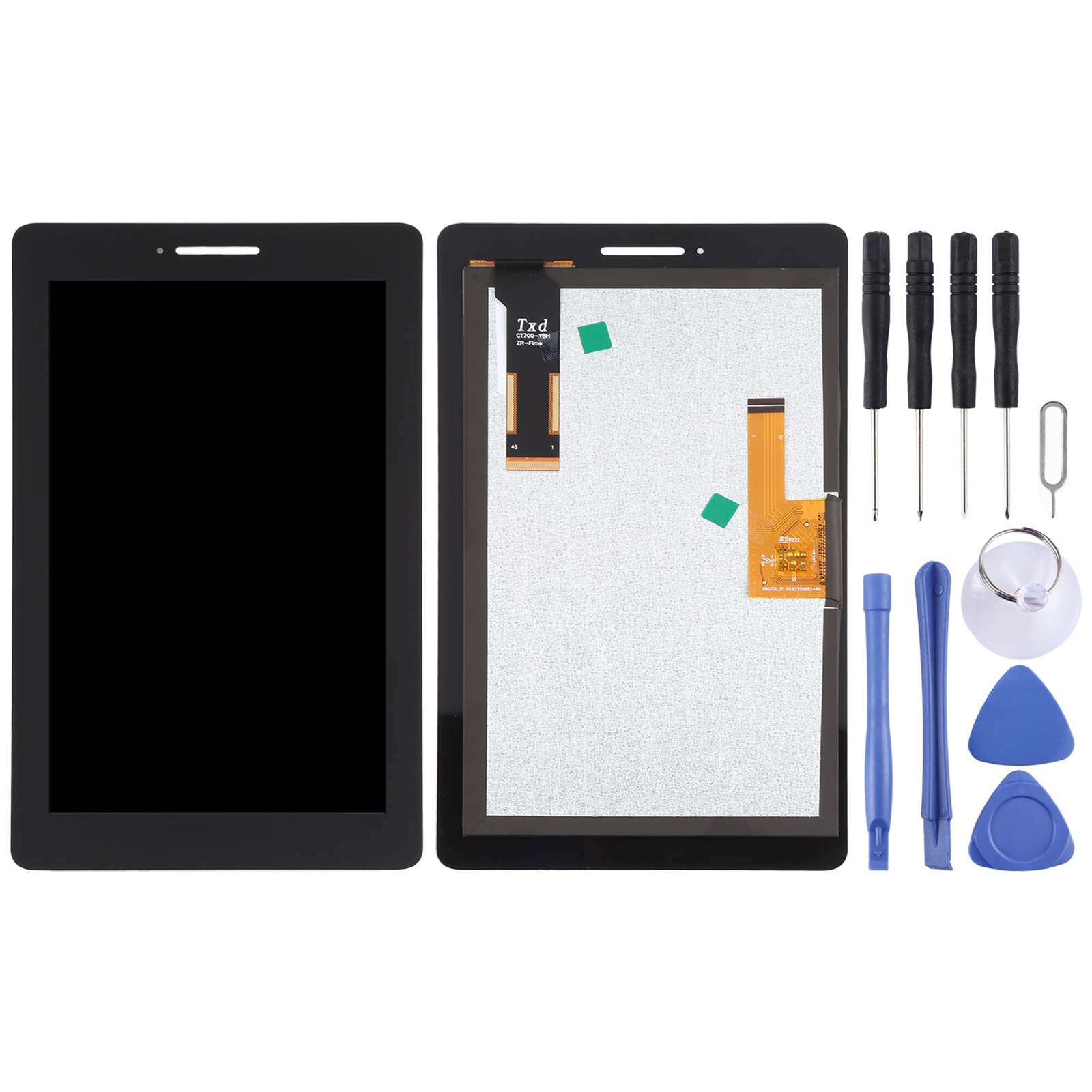 Lenovo Tab E7 TB-7104 LCD screen replacement black