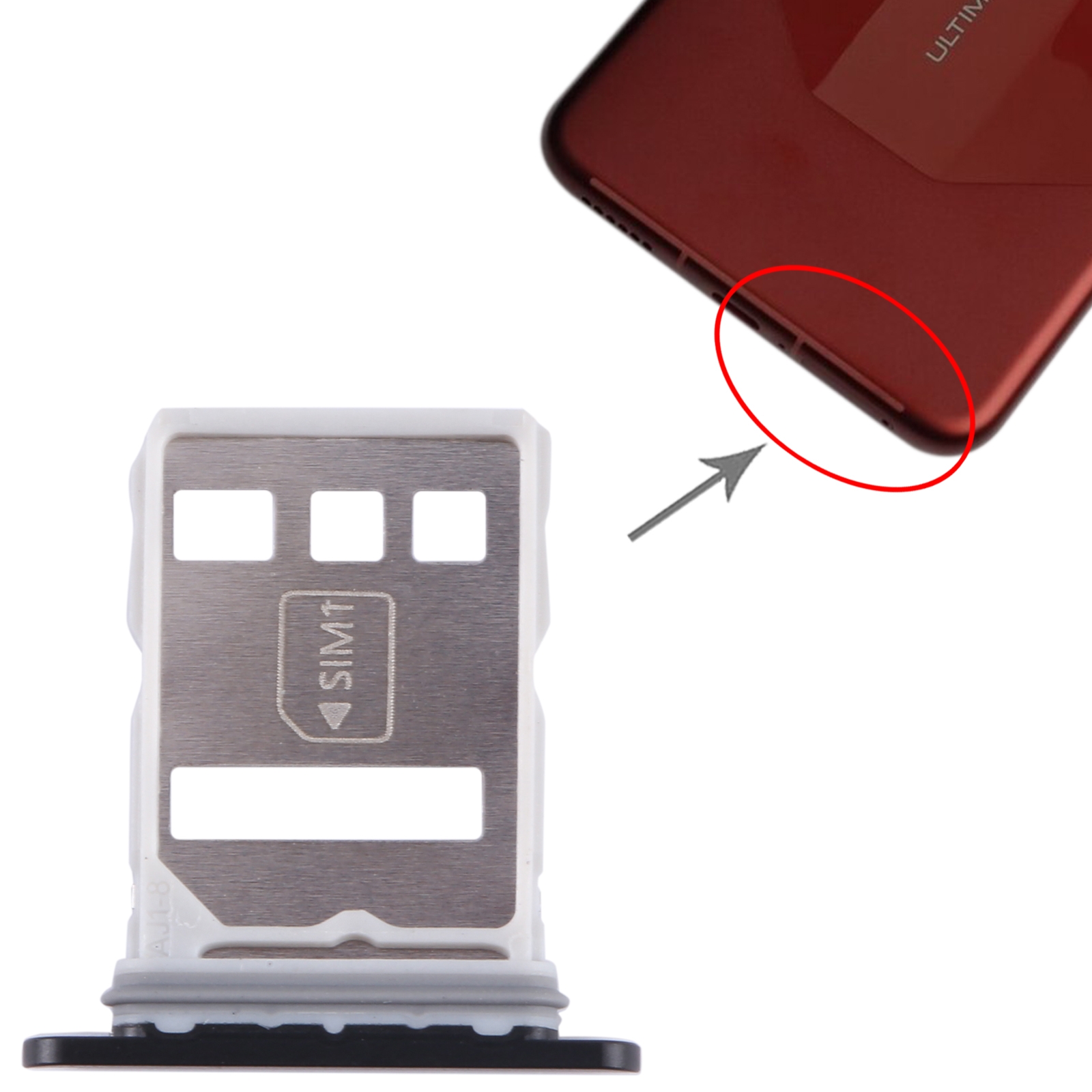 Huawei Mate 60 Pro+ Black SIM Card Tray Replacement - Image 3