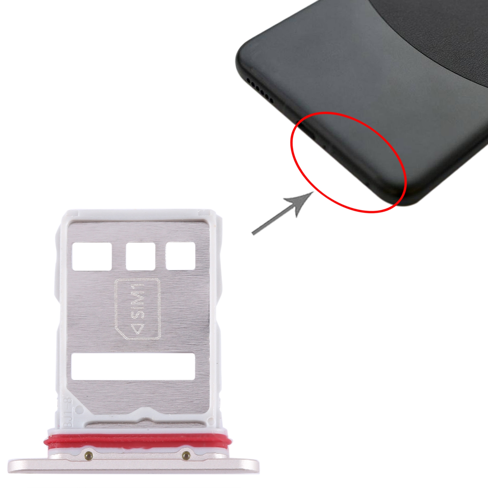 Huawei Mate 60 Gold SIM Card Tray Replacement - Image 3