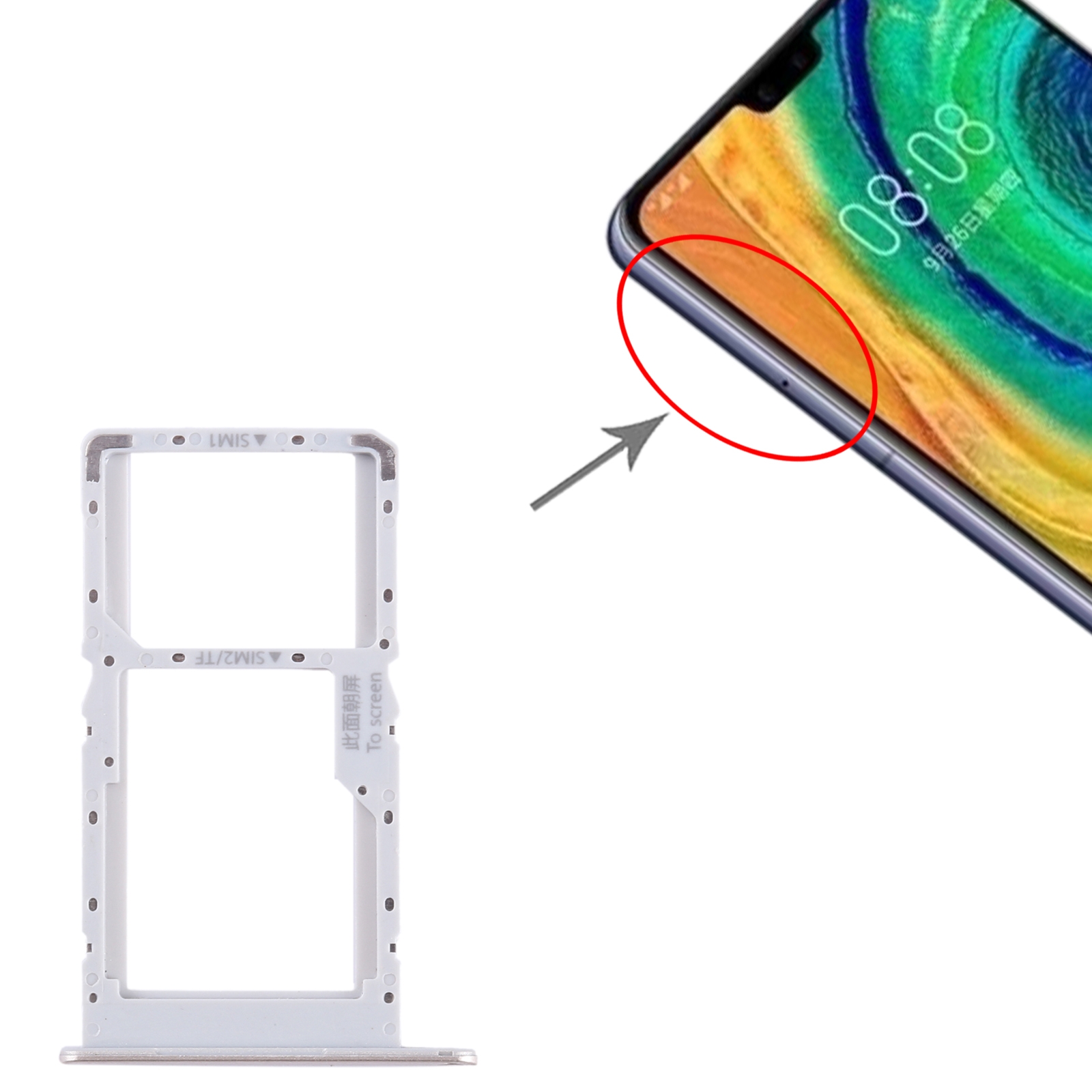 Huawei Enjoy 60 Gold SIM Card Tray Replacement - Image 3