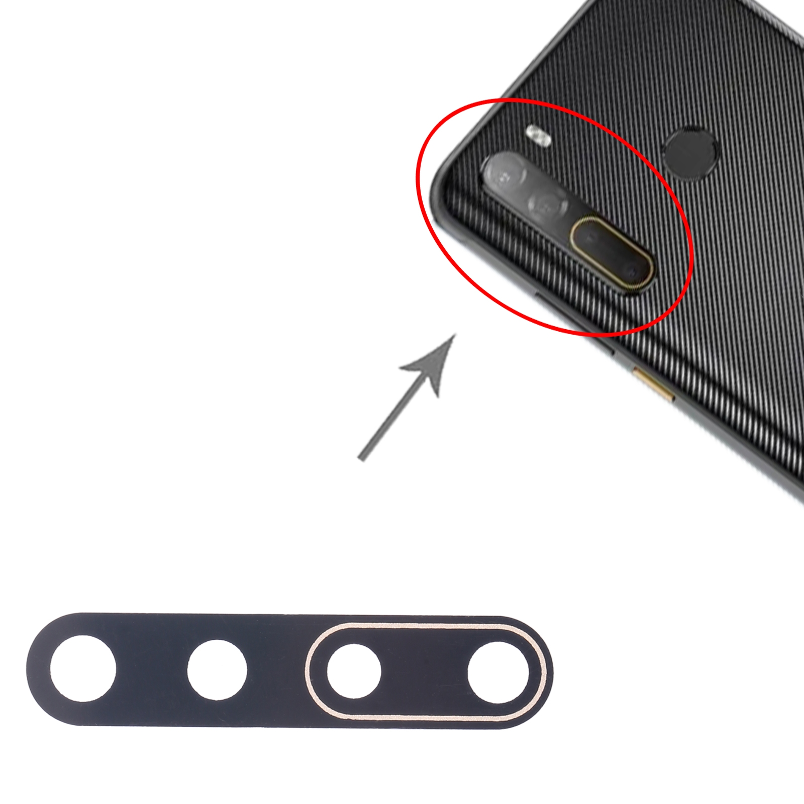 HTC Desire 20 Pro Back Camera Lens Replacement - Image 3