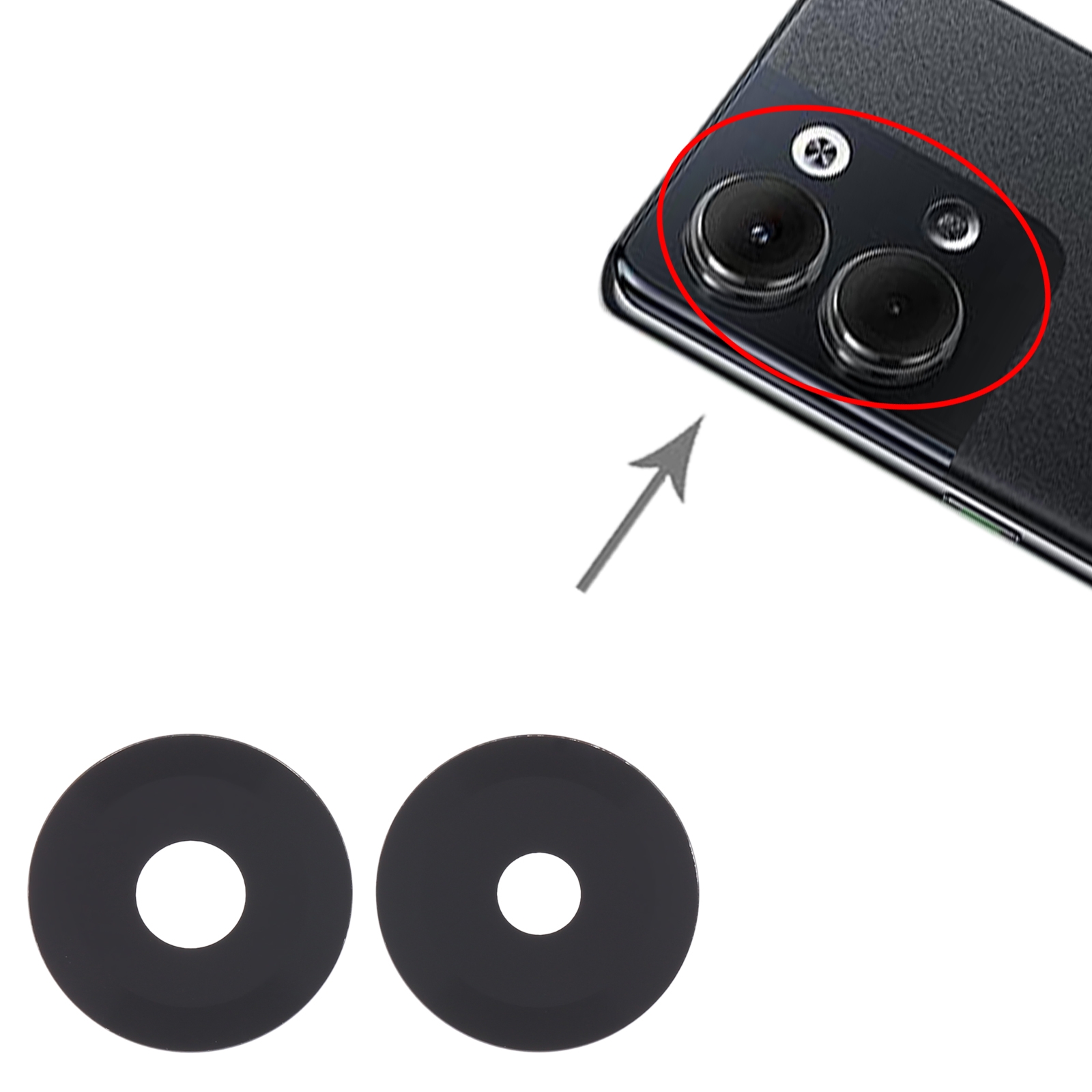 OPPO Reno9 Pro Back Camera Lens Replacement - Image 3
