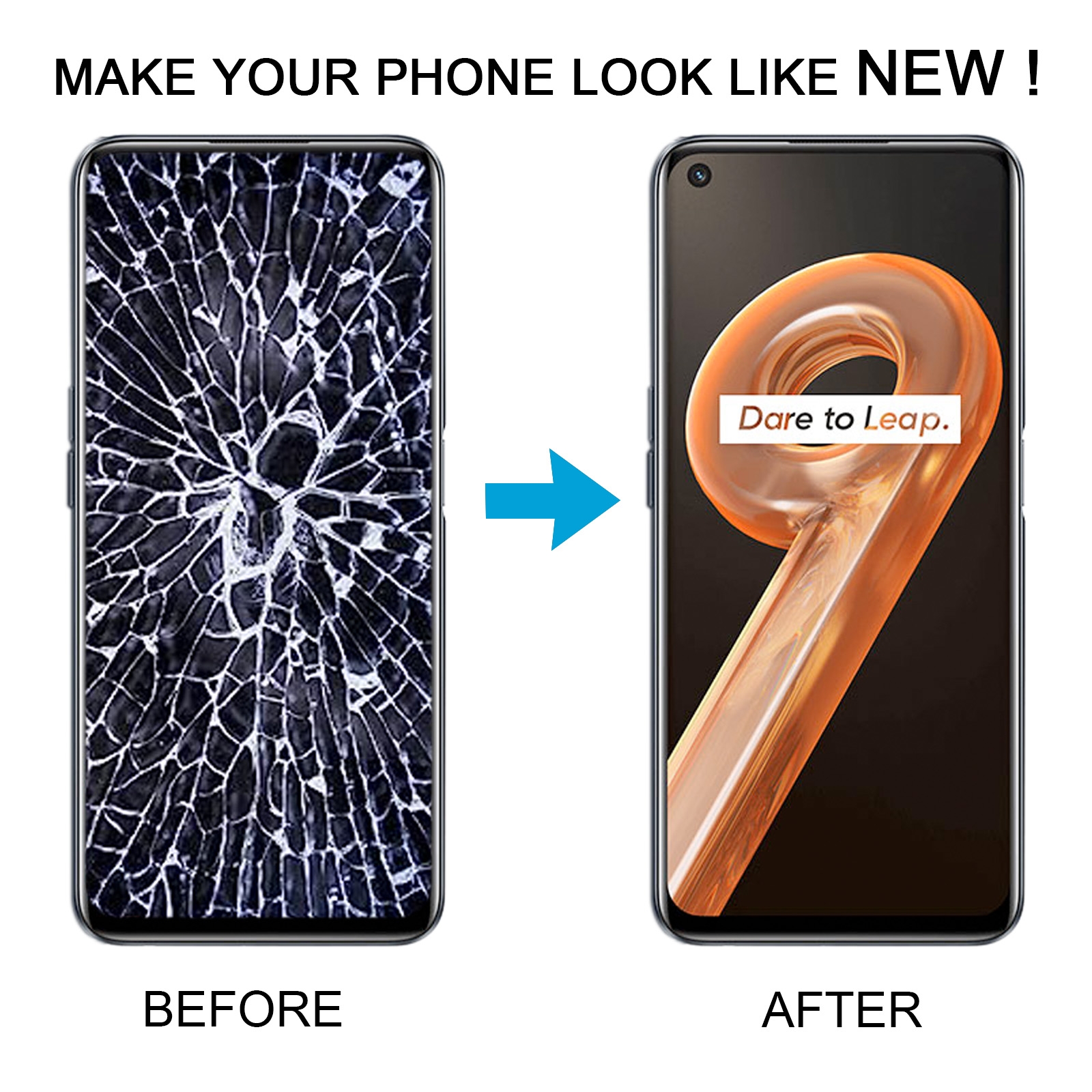 Realme 9i 4G LCD Screen Replacement - Image 6