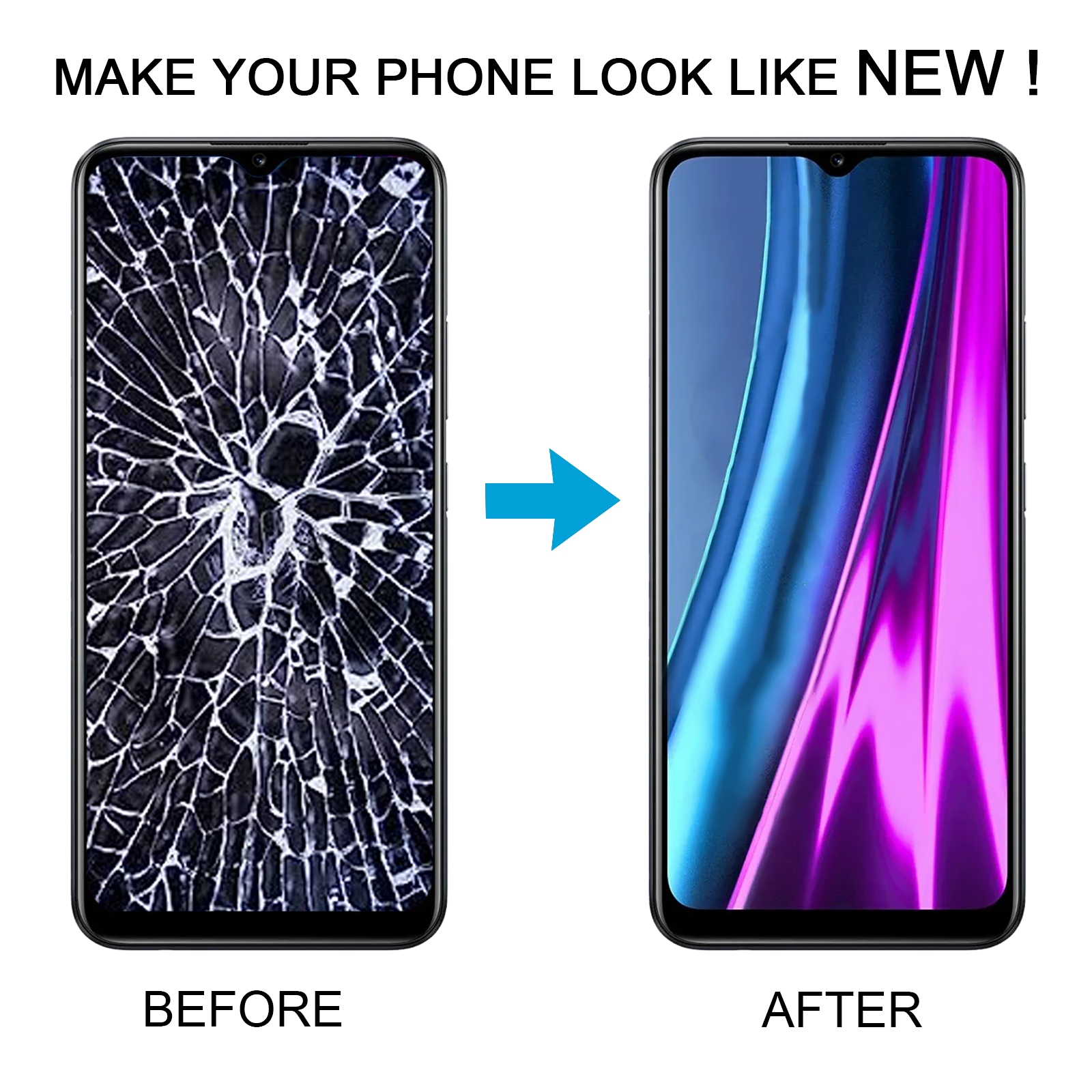 Realme Narzo 50i RMX3235 LCD Screen Replacement - Image 5