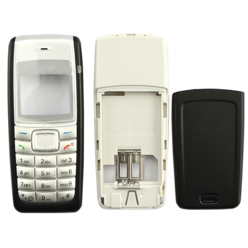 Nokia 1110 Black Full Housing Cover Replacement - Image 3