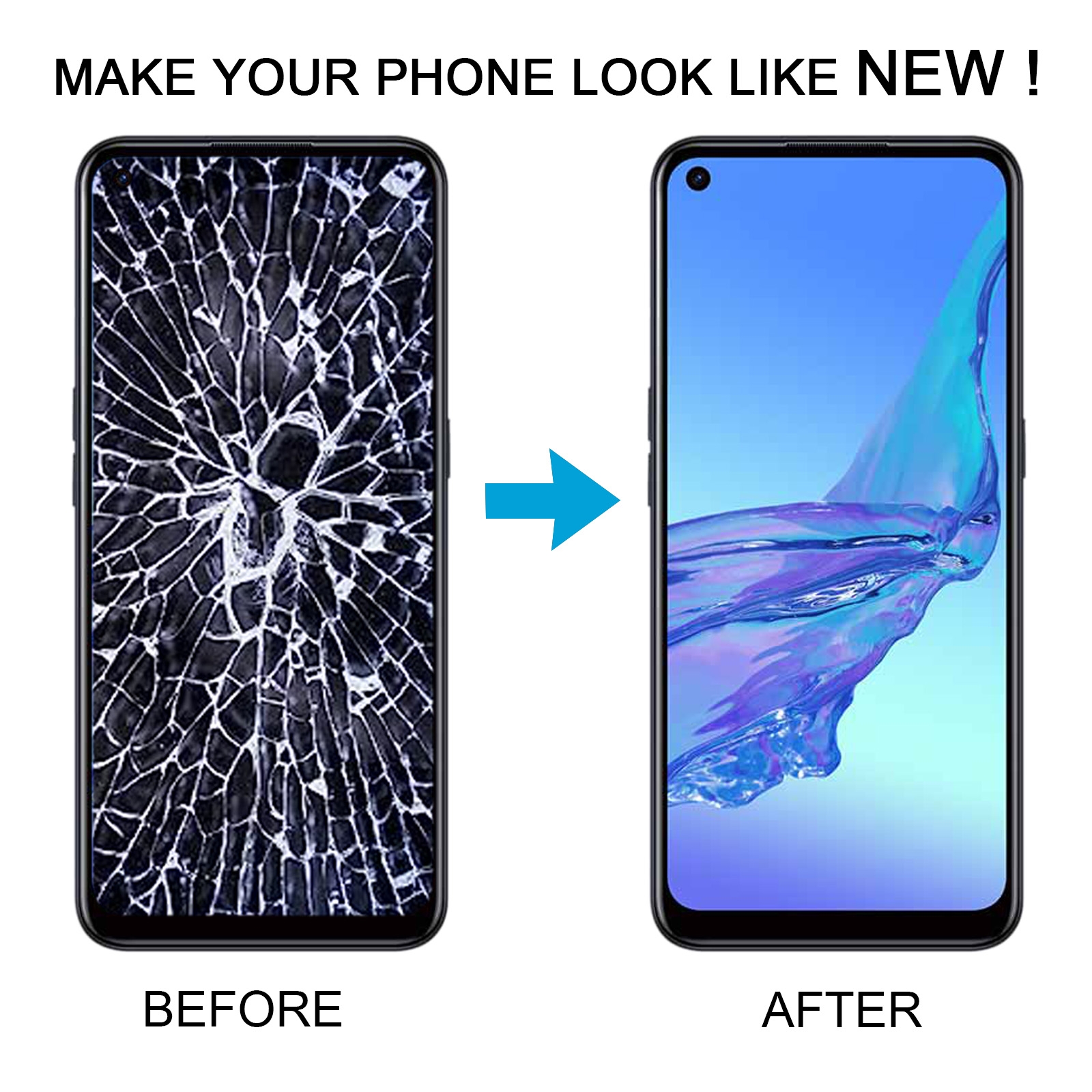 OPPO A53 4G LCD Screen Digitizer Frame Replacement - Image 6