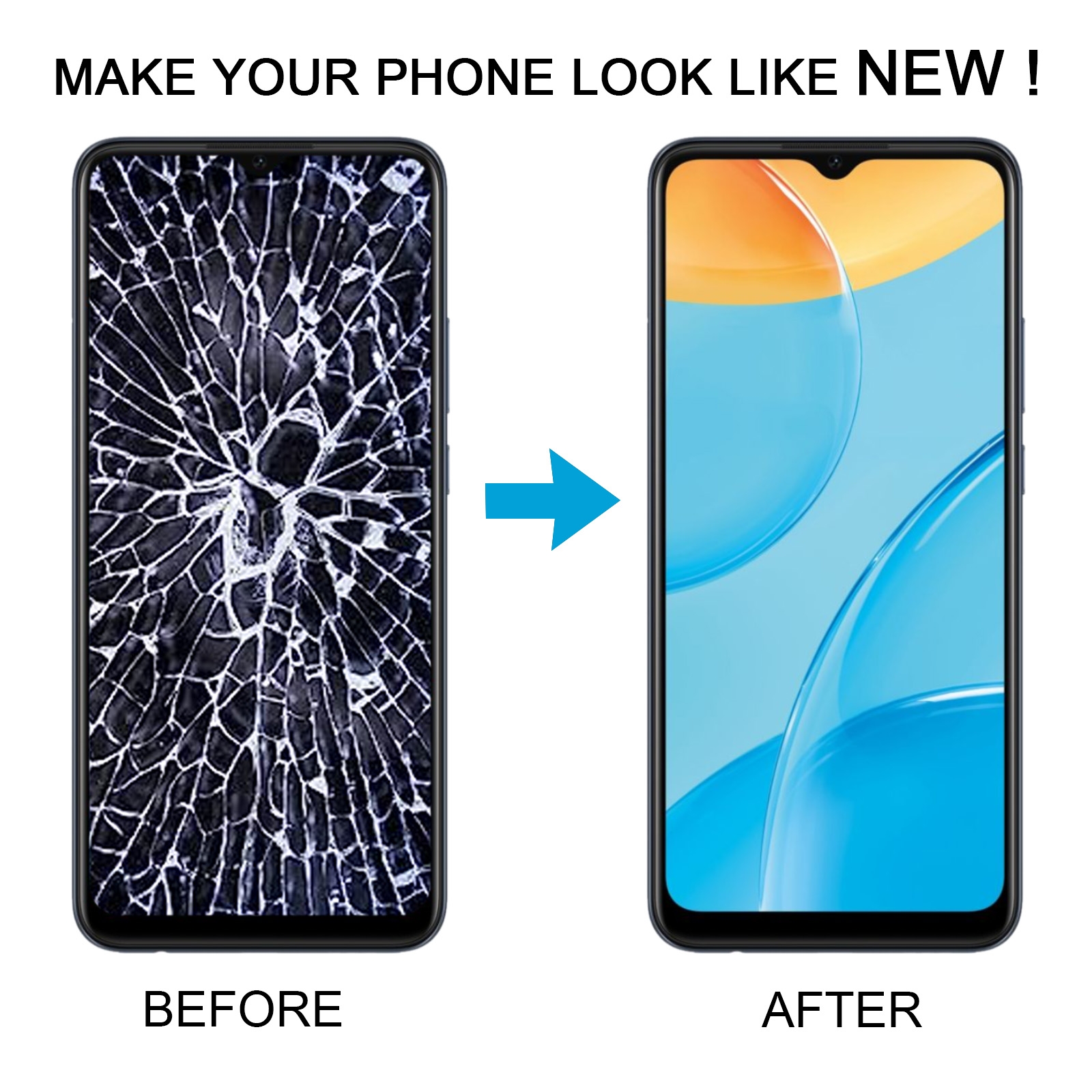 OPPO A15 LCD Screen Digitizer Frame Replacement - Image 6