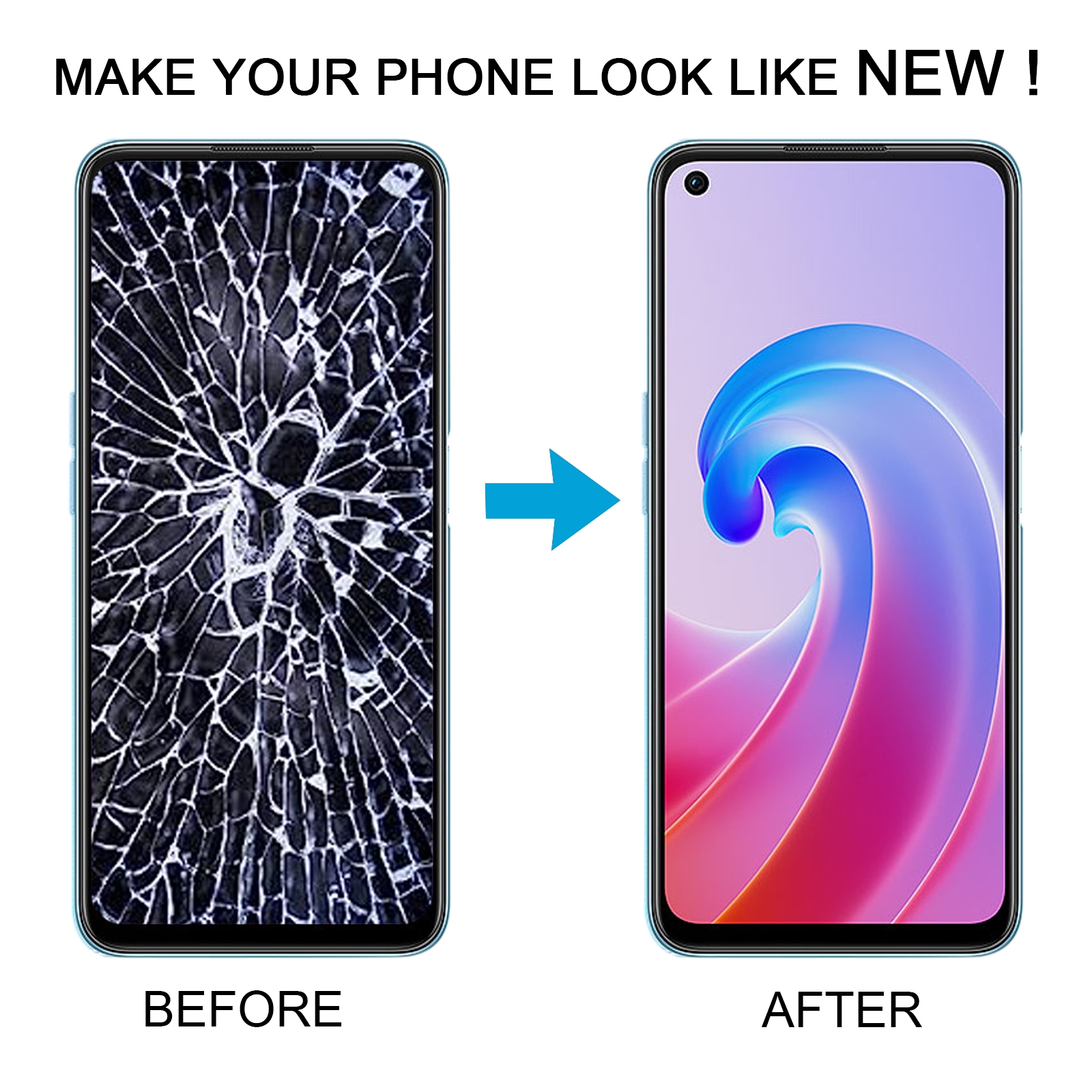 OPPO A96 4G LCD Screen Digitizer Frame Replacement - Image 5