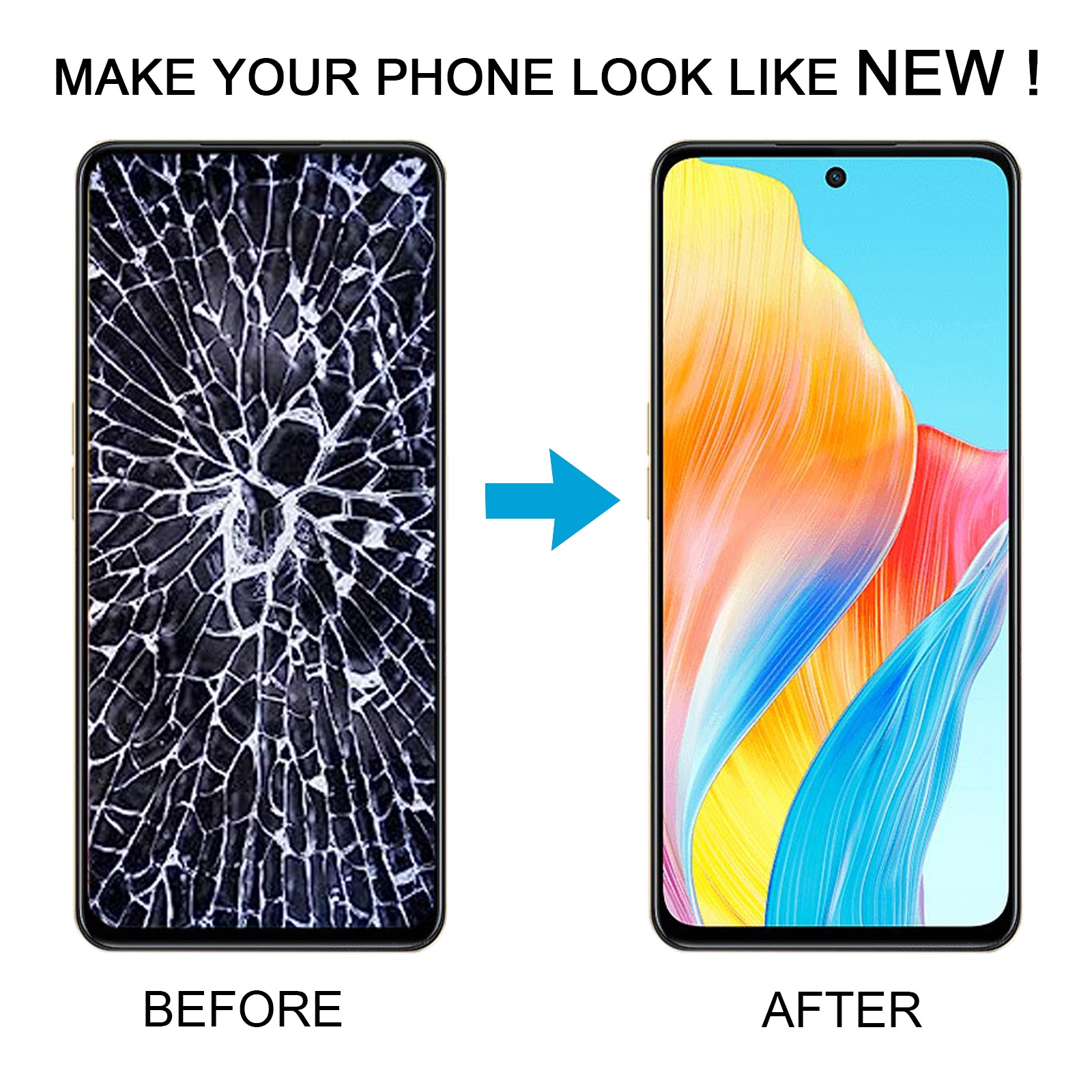 OPPO A58 4G LCD Screen Replacement - Image 5