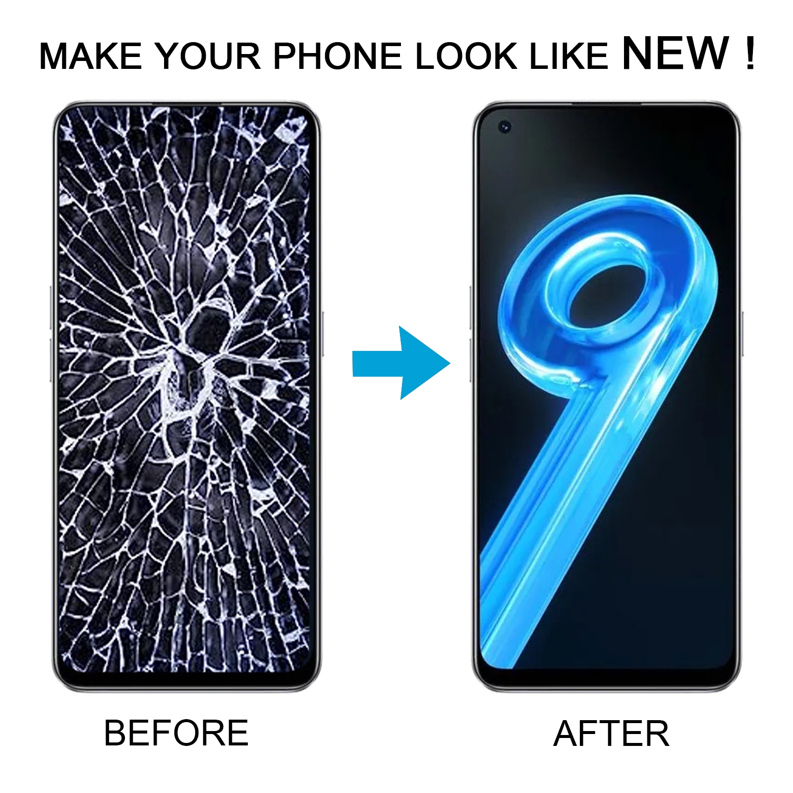 Realme 9 5G RMX3474 LCD Screen Replacement - Image 5