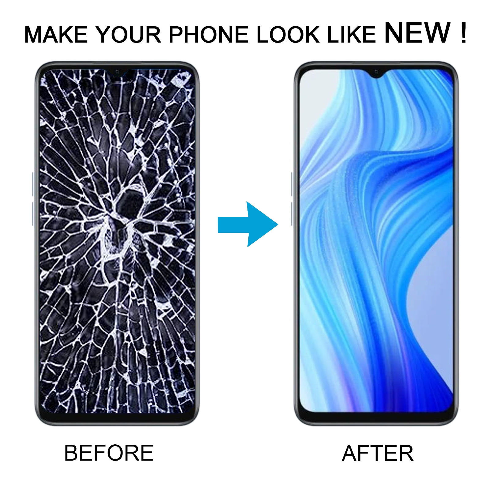 Realme V20 5G LCD Screen with Digitizer Replacement - Image 5