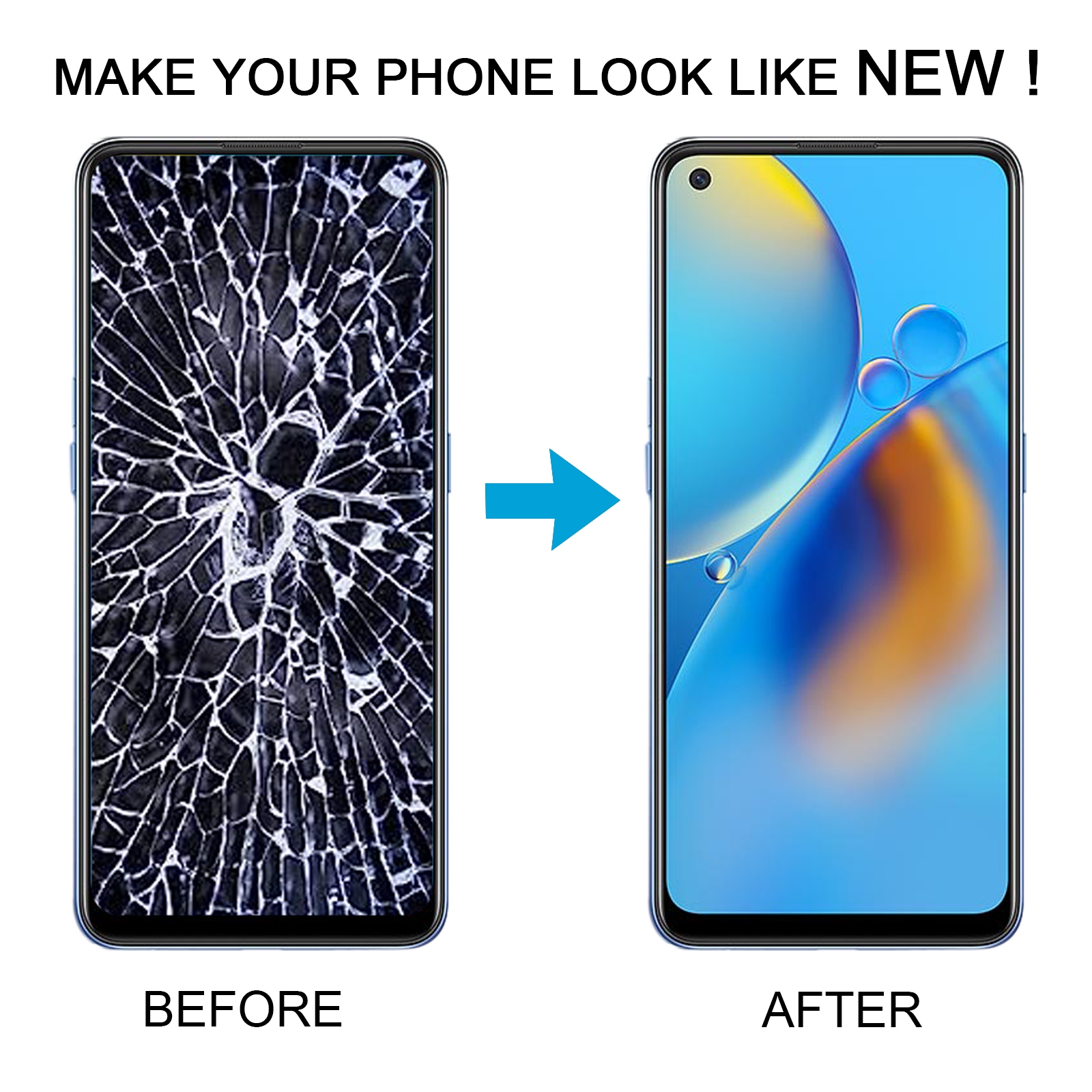 OPPO F19 AMOLED Screen Digitizer Frame Replacement - Image 5