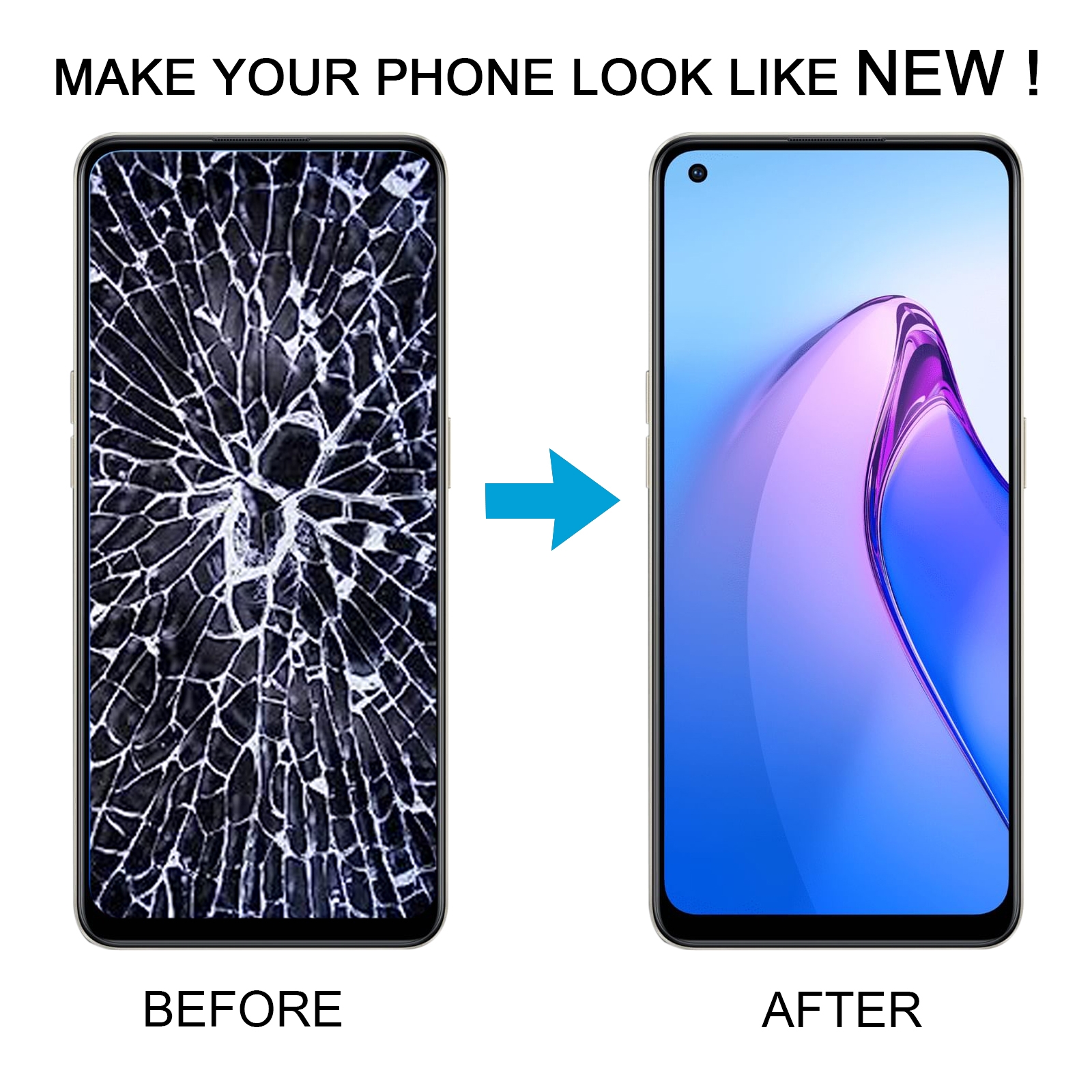OPPO Reno8 5G AMOLED Screen Replacement - Image 5