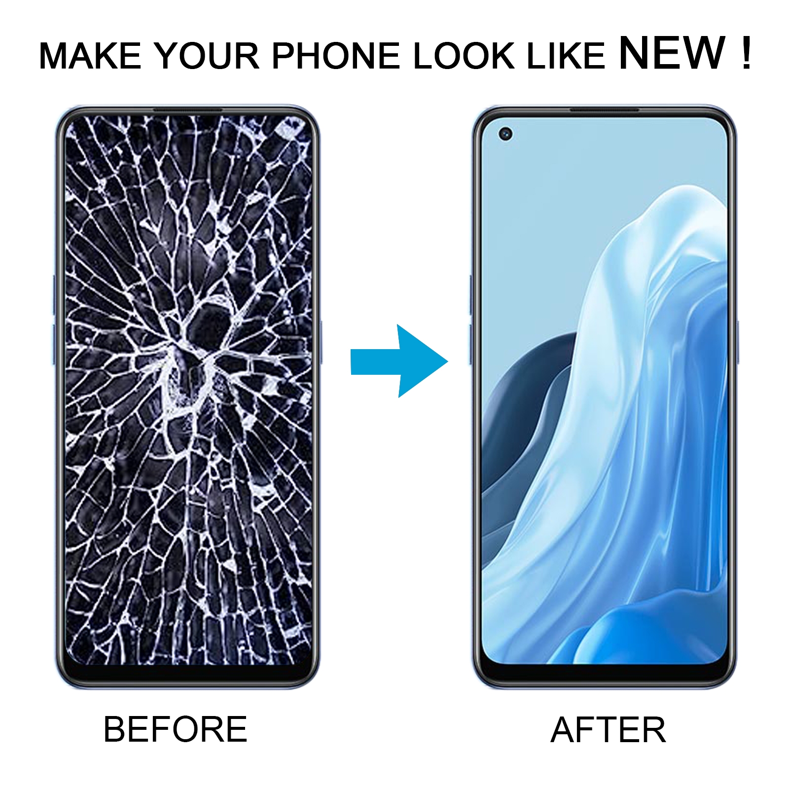 OPPO Reno7 5G OLED LCD Screen Digitizer Frame Replacement - Image 5