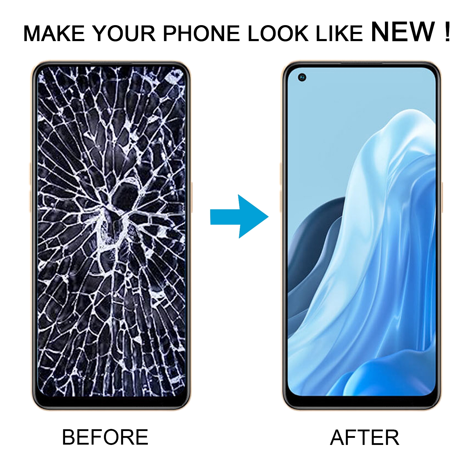 OPPO Reno7 4G OLED LCD Screen Digitizer Full Assembly Replacement - Image 5