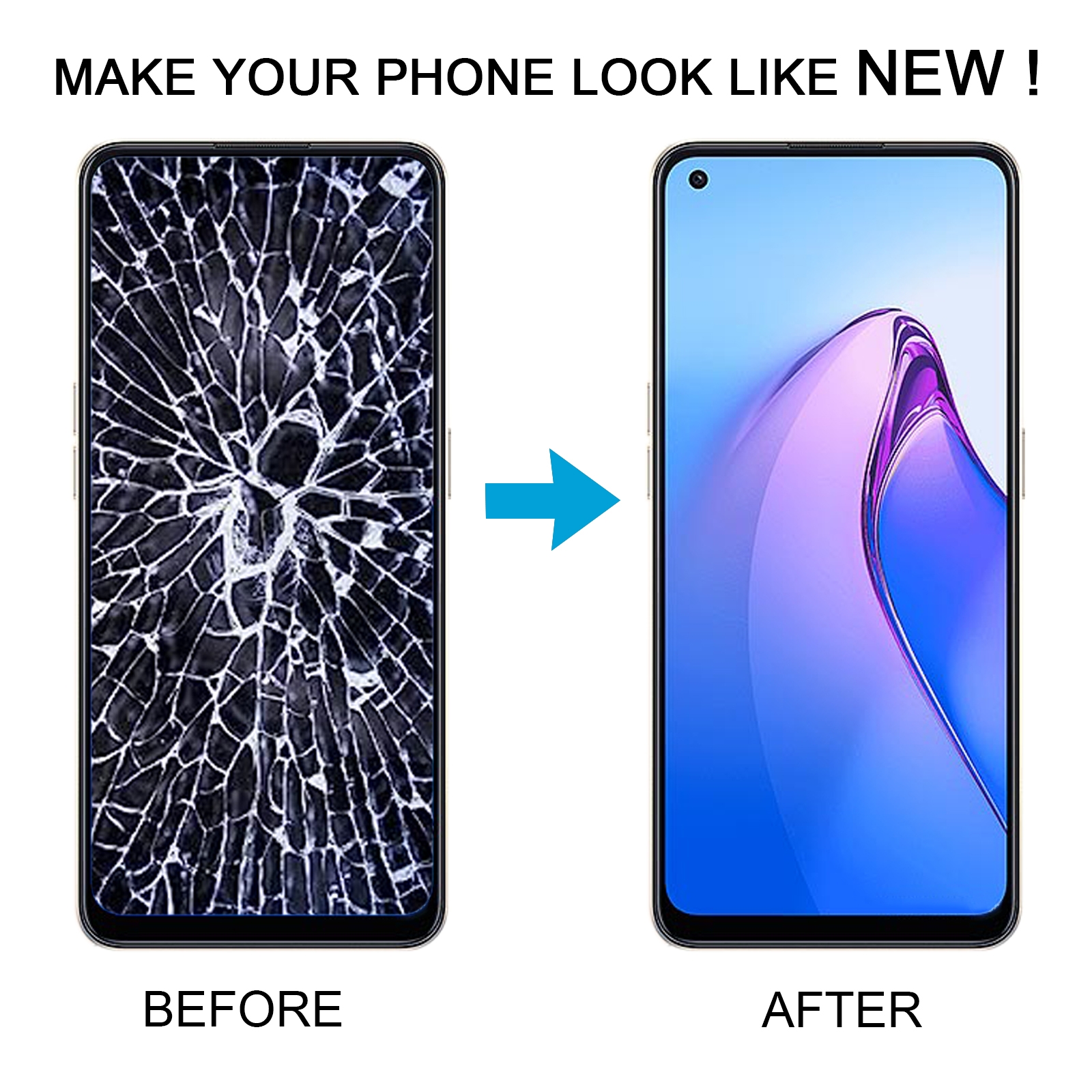 OPPO Reno8 5G OLED LCD Screen Digitizer Full Assembly Replacement - Image 5